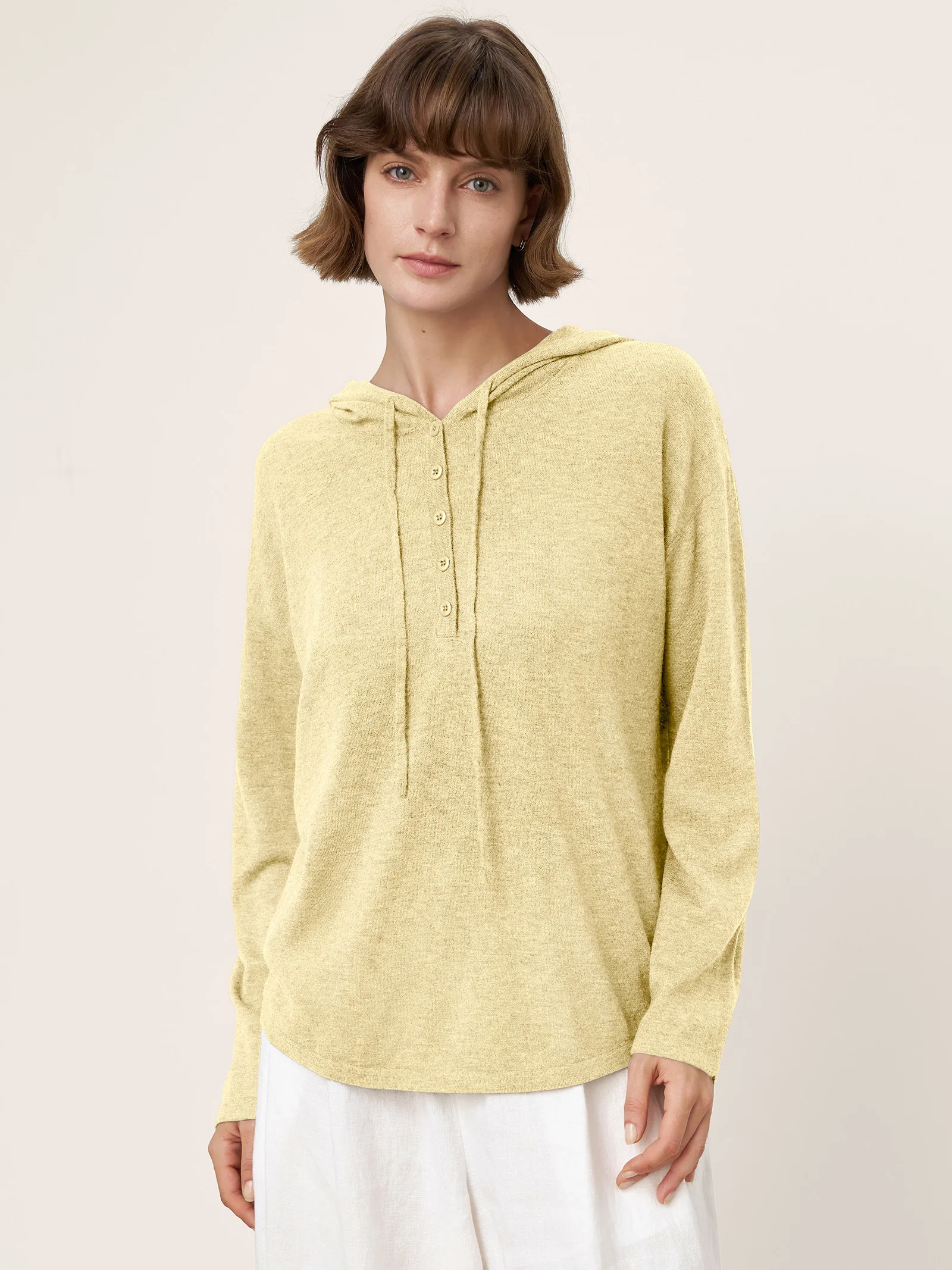 100% Extra-Fine Merino Wool Knit Hooded Sweatshirt SIA - Image 17