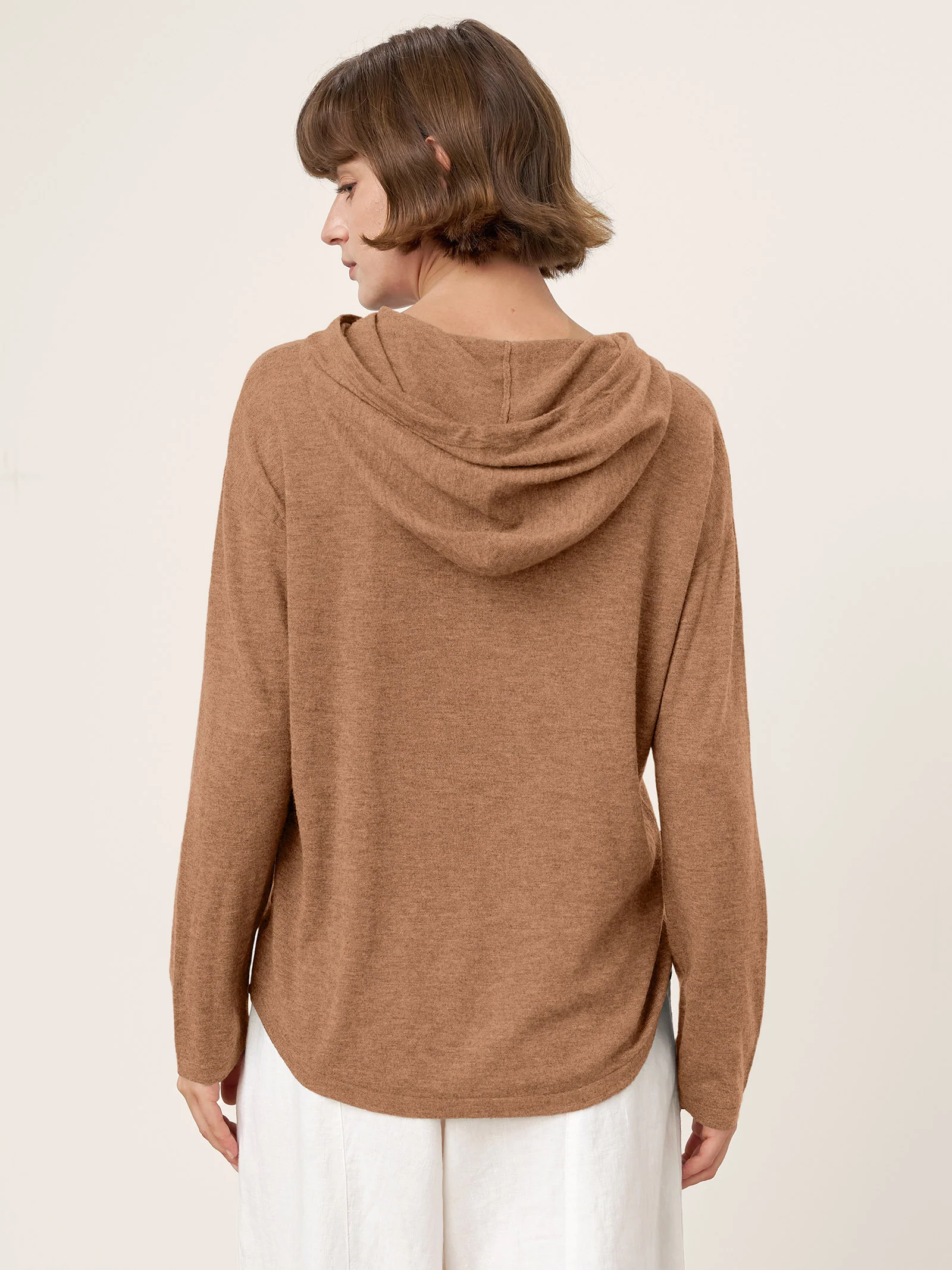 100% Extra-Fine Merino Wool Knit Hooded Sweatshirt SIA - Image 22