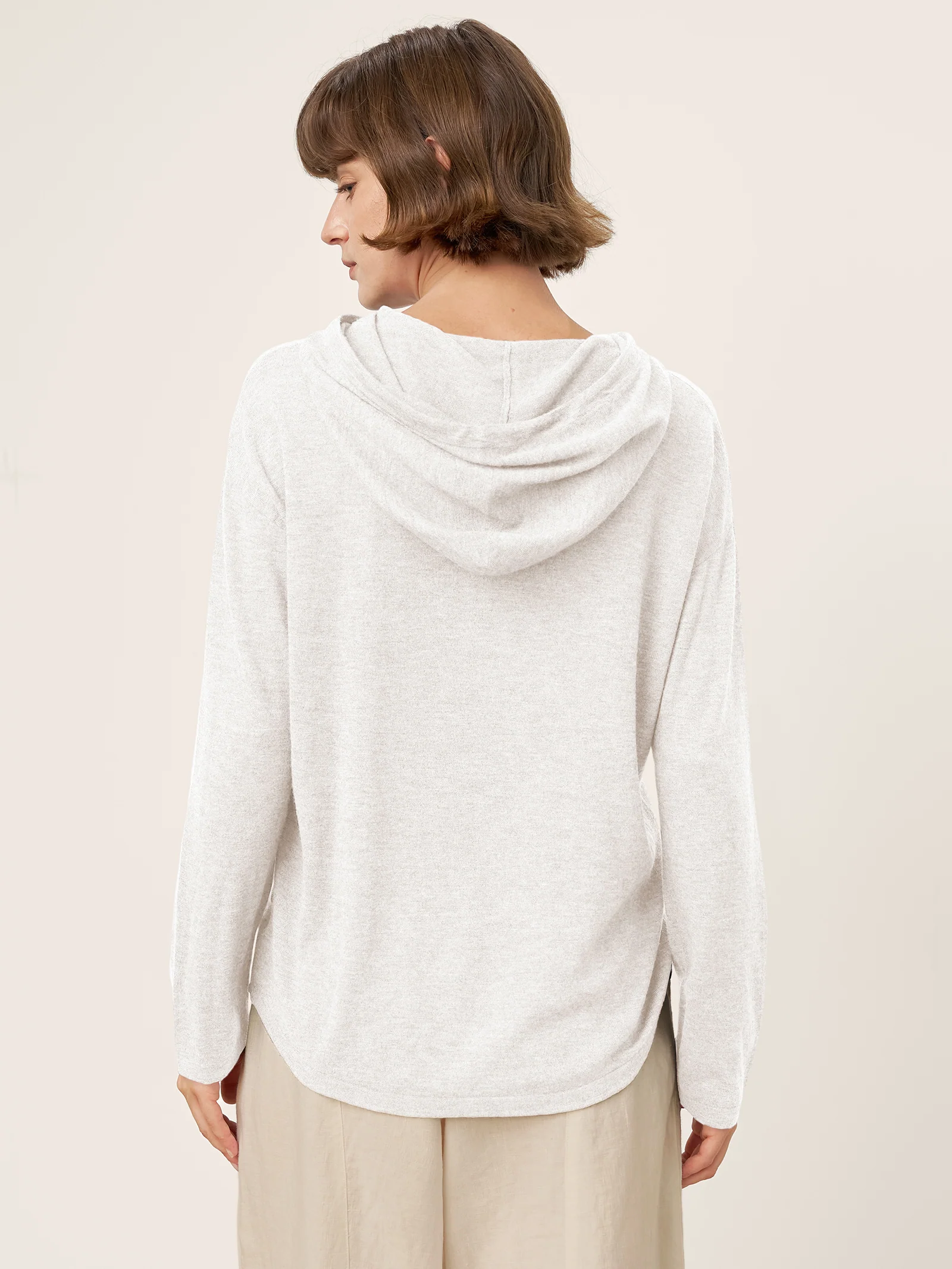 100% Extra-Fine Merino Wool Knit Hooded Sweatshirt SIA - Image 26