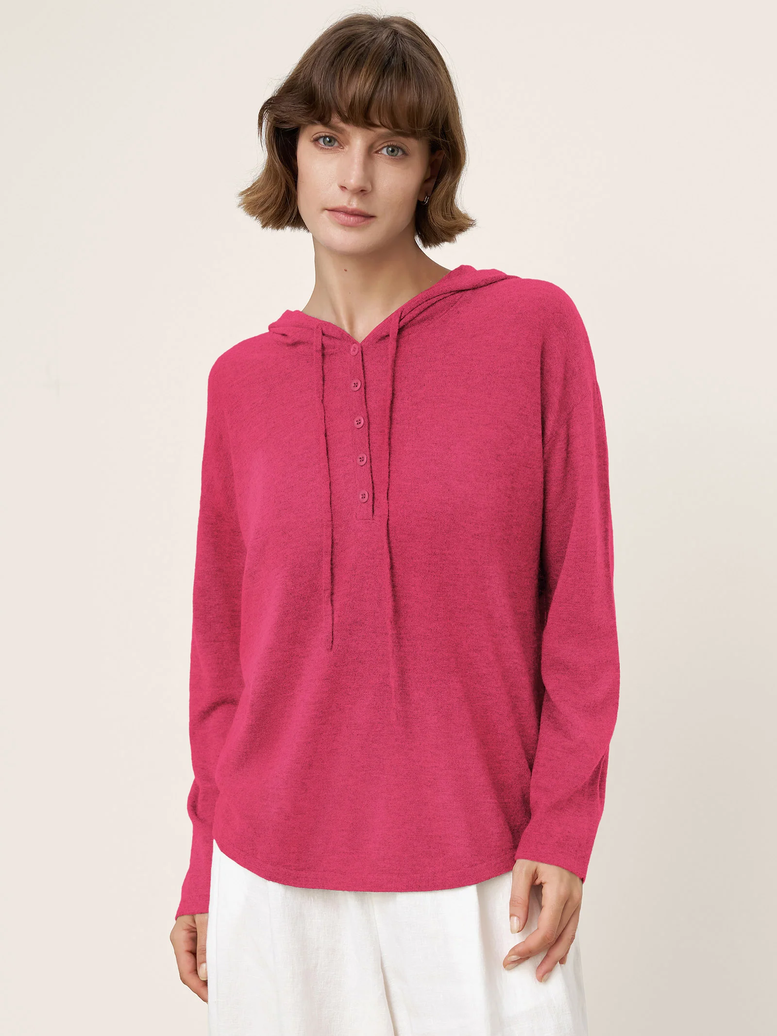 100% Extra-Fine Merino Wool Knit Hooded Sweatshirt SIA - Image 27