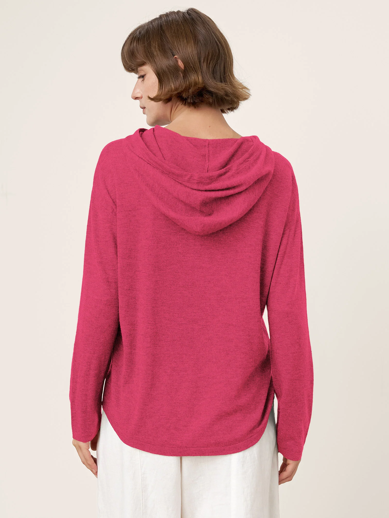 100% Extra-Fine Merino Wool Knit Hooded Sweatshirt SIA - Image 28