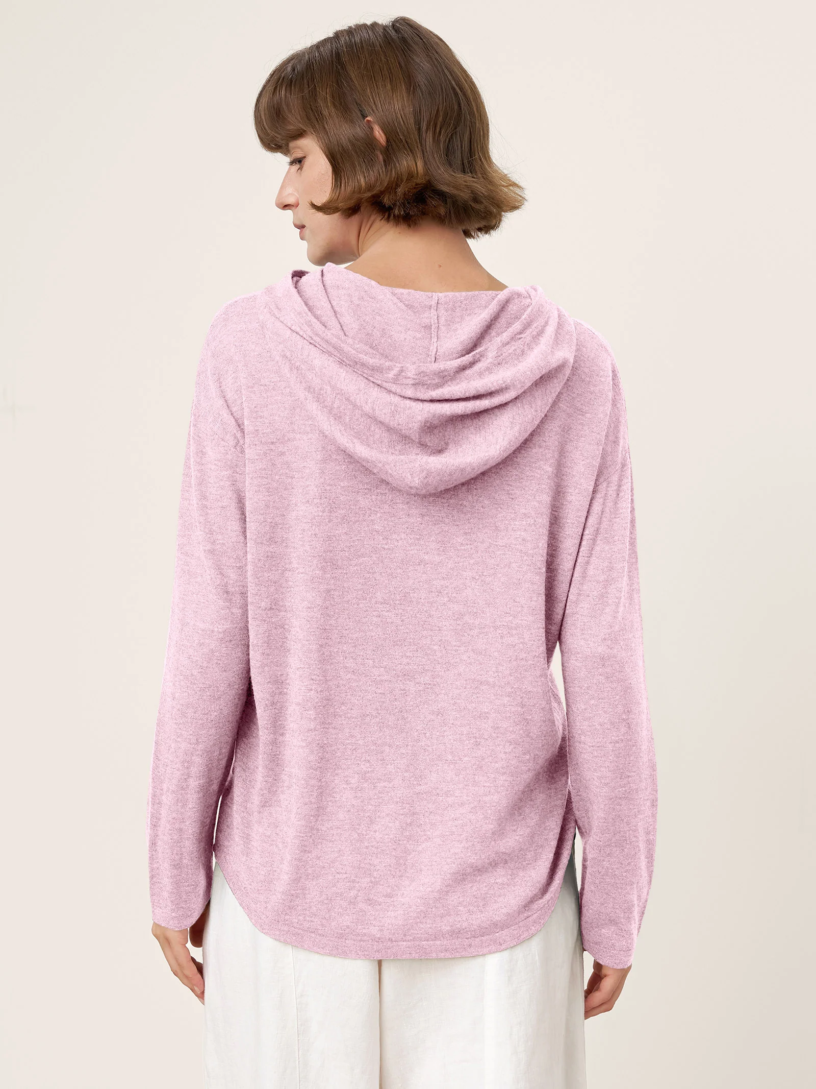 100% Extra-Fine Merino Wool Knit Hooded Sweatshirt SIA - Image 30