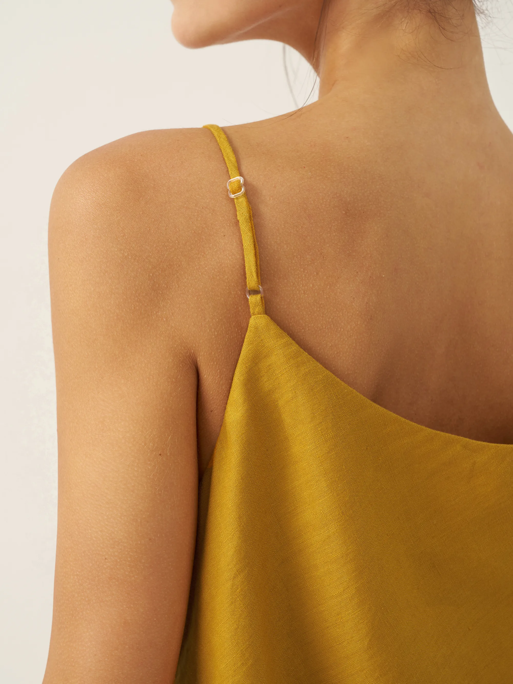 100% Linen Beaded Hem Camisole Bree - Image 9