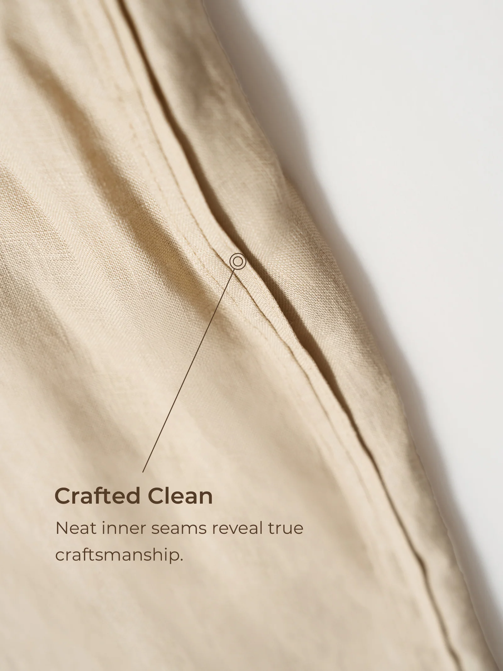 100% Linen Button Front V-Neck Midi Dress NOA - Image 6