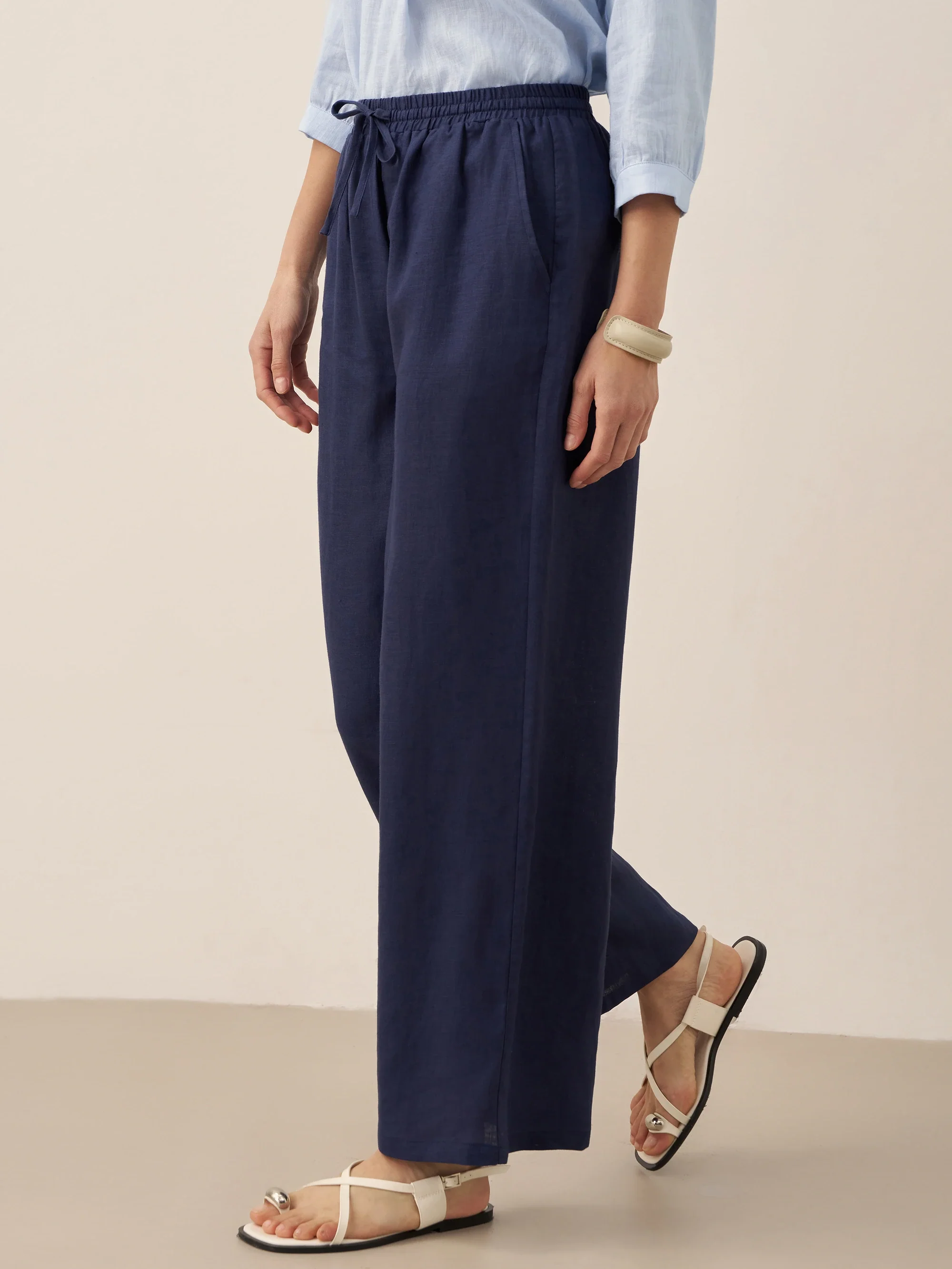 100% Linen Classic Pants LYON - Image 3