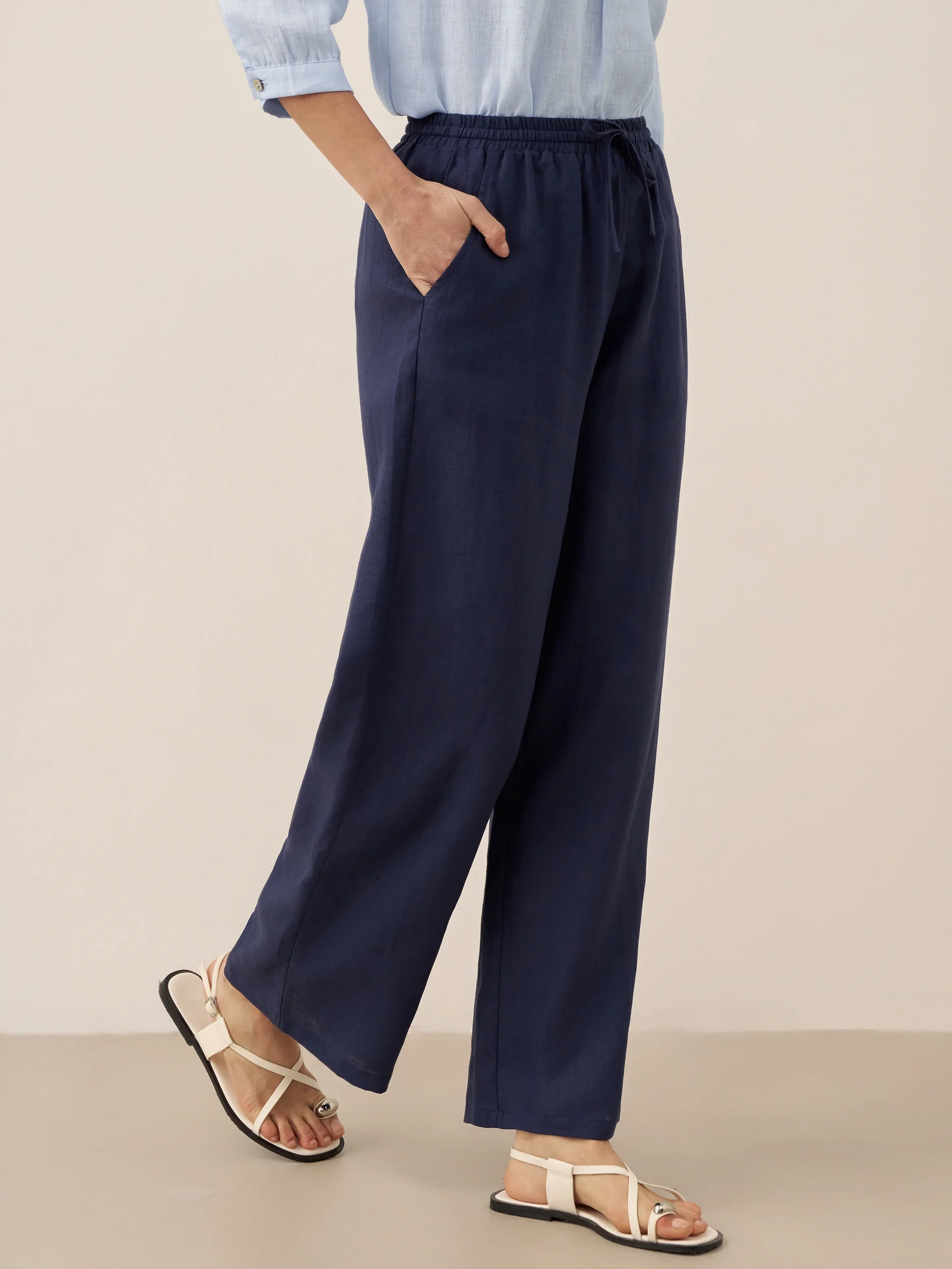 100% Linen Classic Pants LYON - Image 4