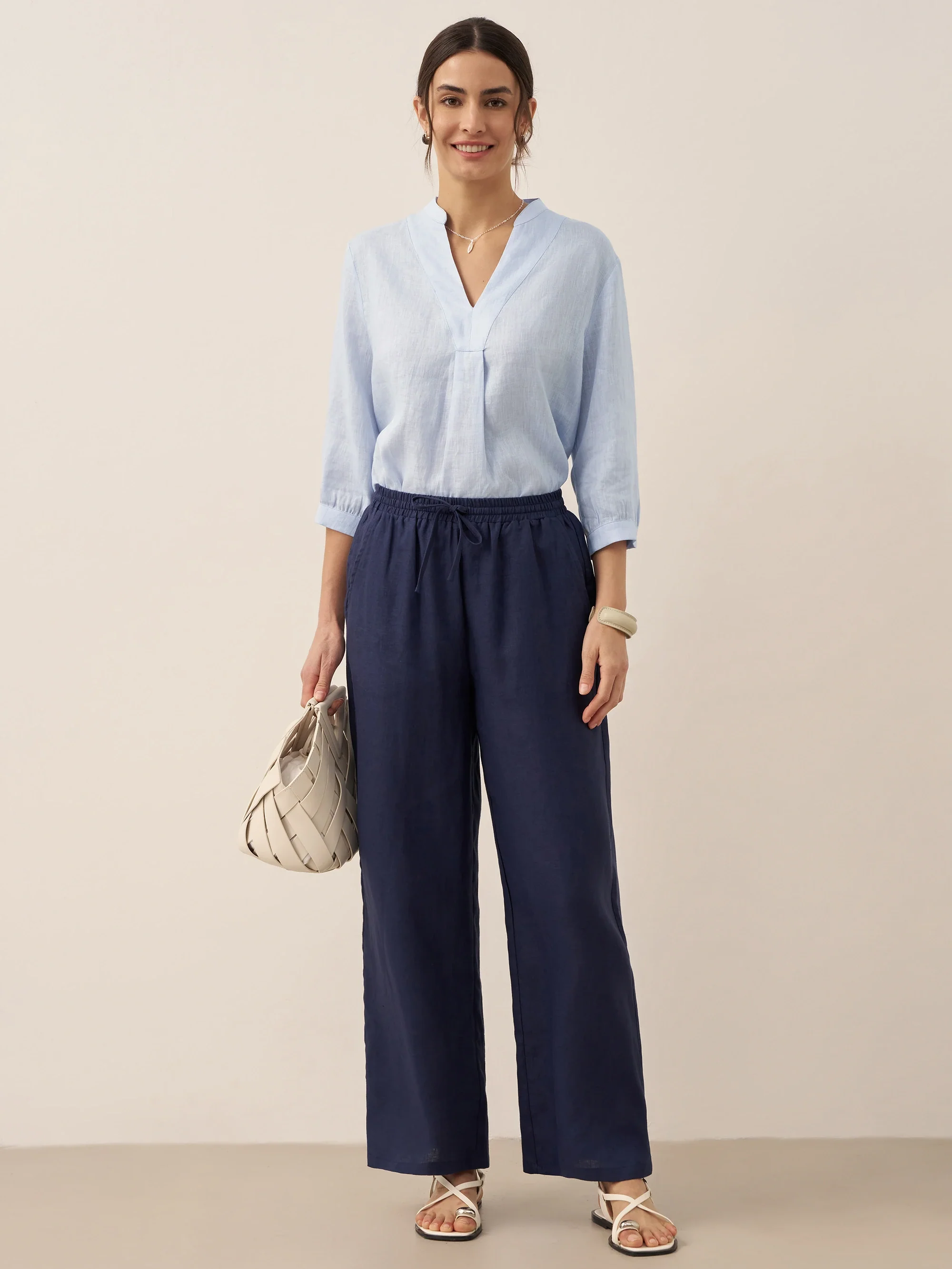 100% Linen Classic Pants LYON - Image 7