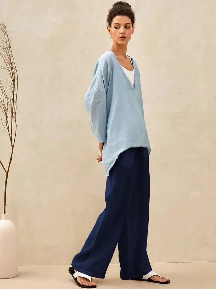 100% Linen Classic Pants LYON - Image 4