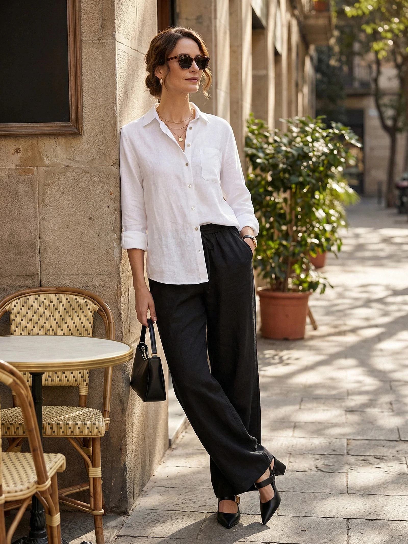 100% Linen Classic Pants LYON - Image 17