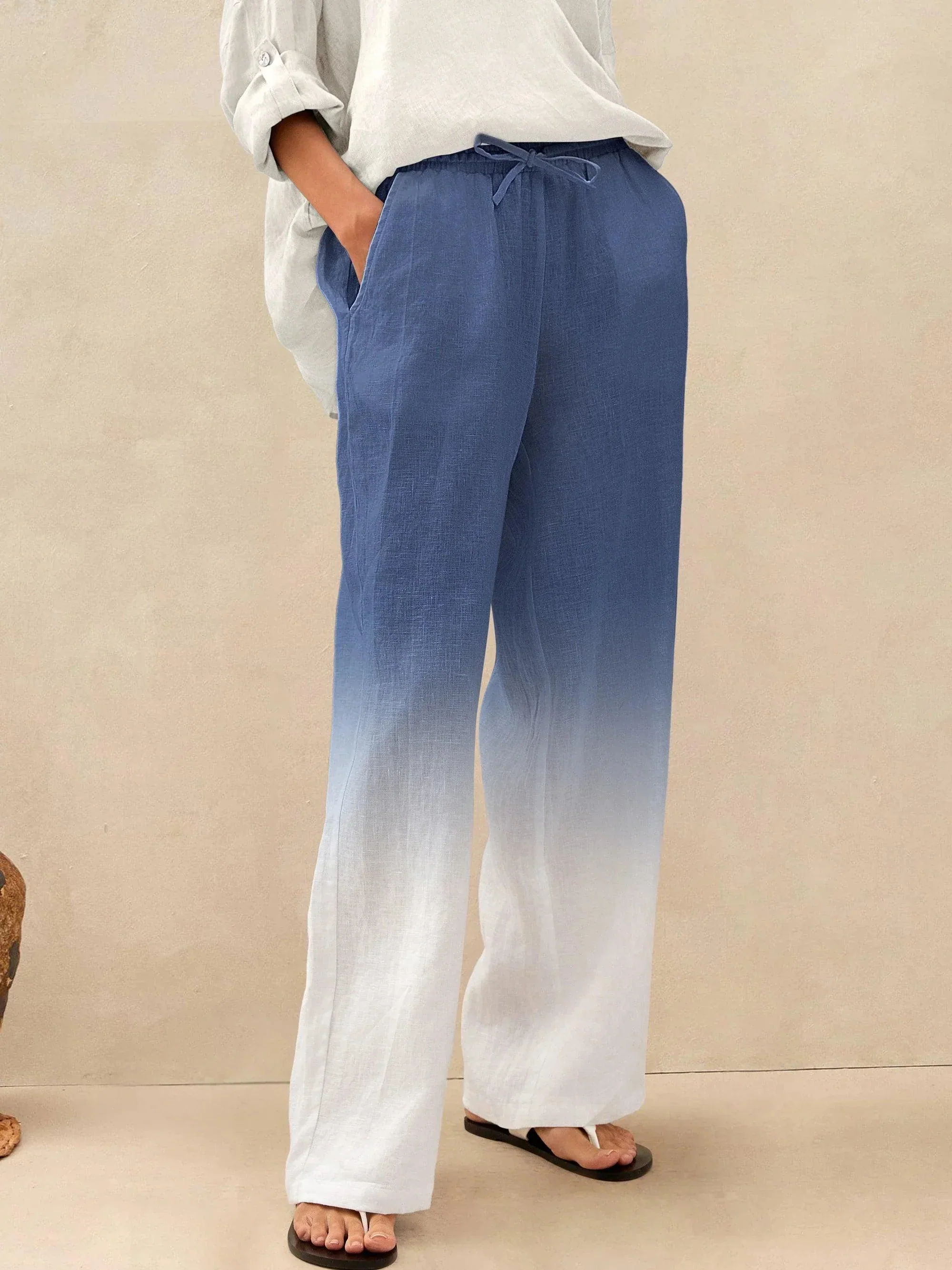 100% Linen Classic Pants LYON - Image 27