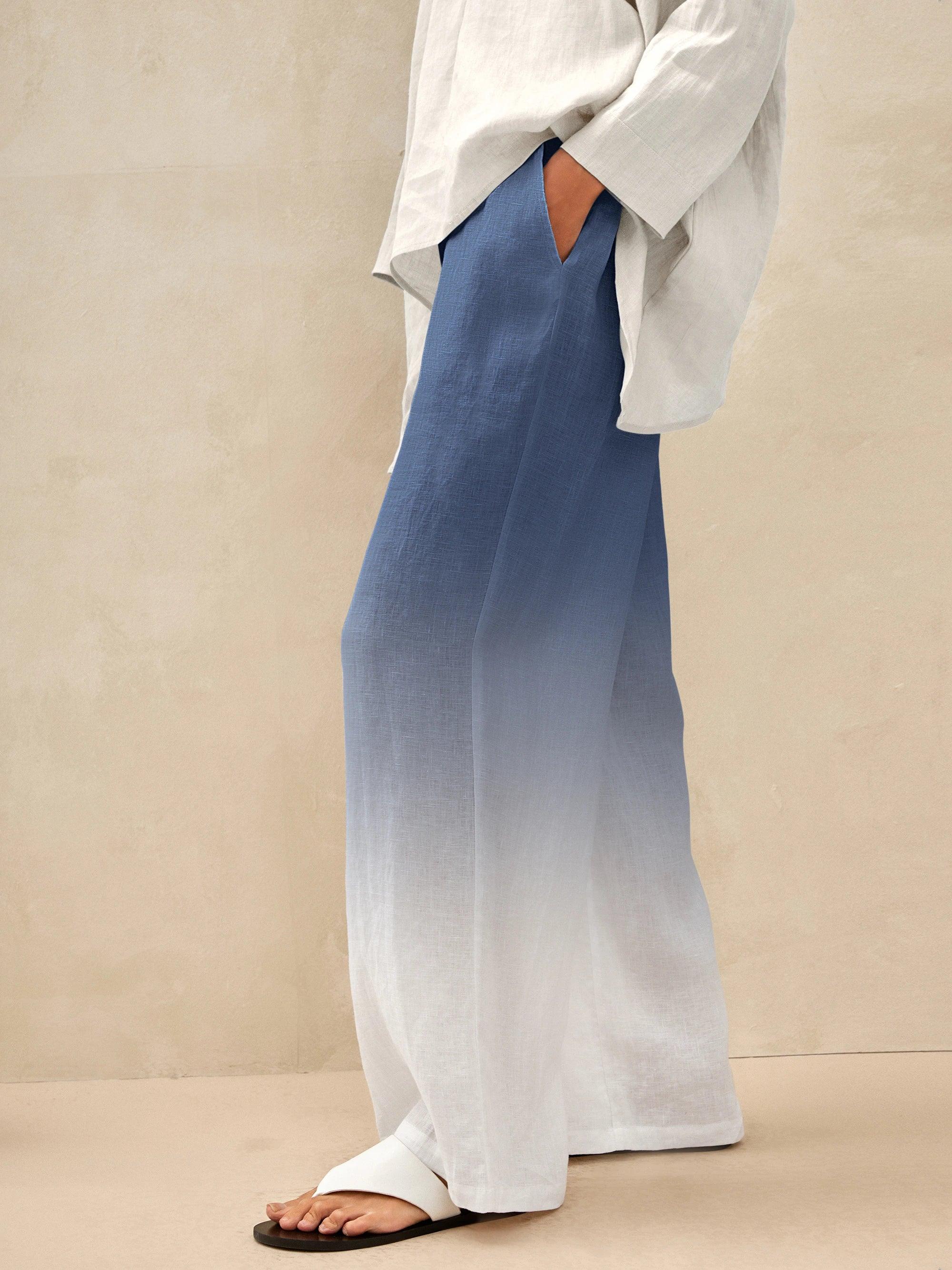 100% Linen Classic Pants LYON - Image 31
