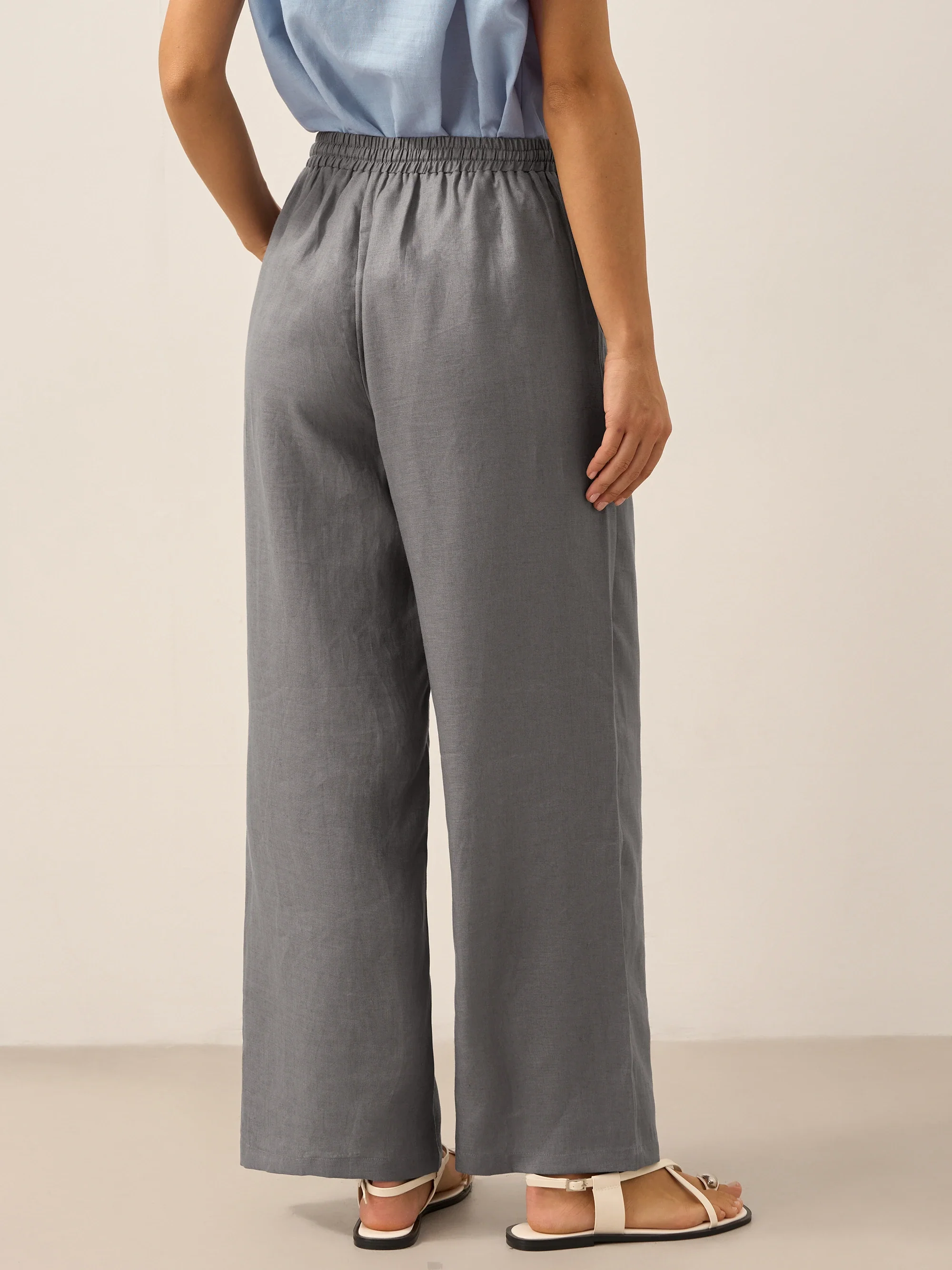 100% Linen Classic Pants LYON - Image 44