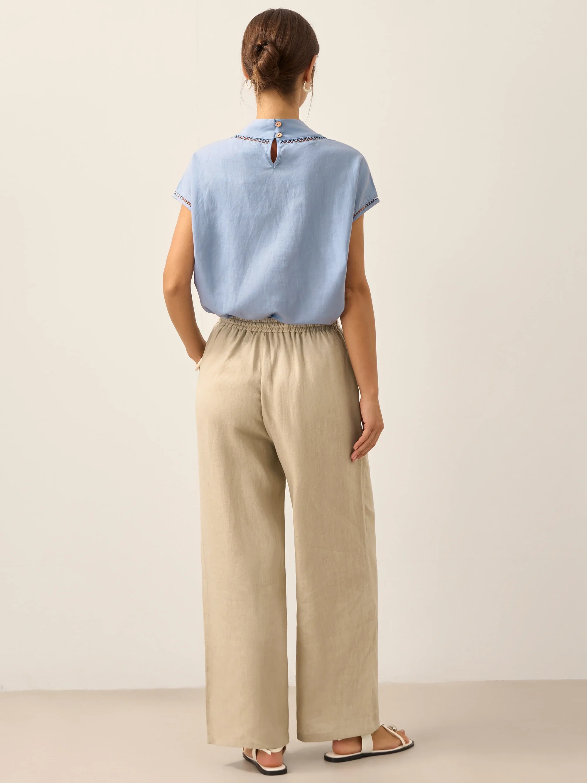 100% Linen Classic Pants LYON - Image 38