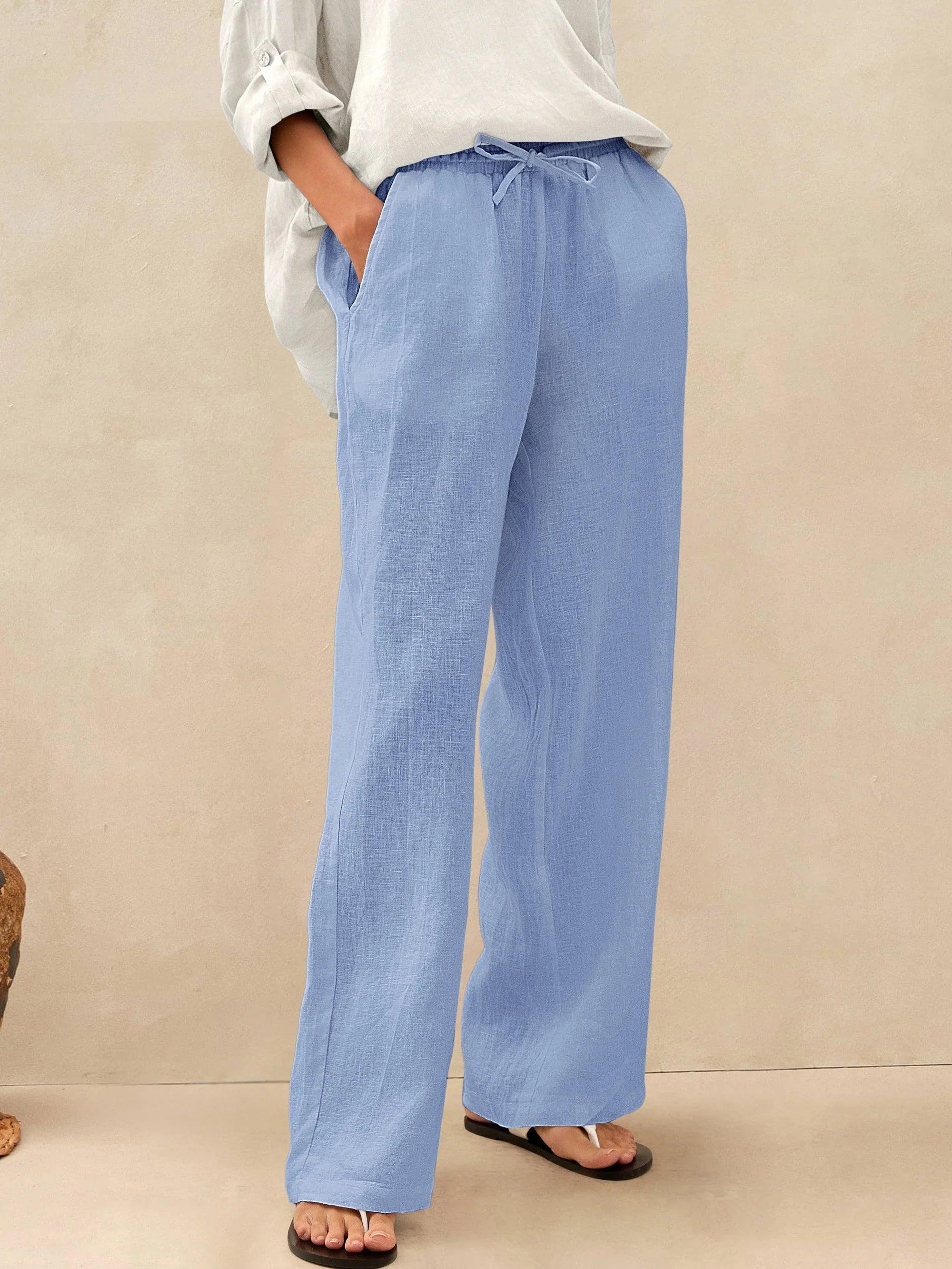 100% Linen Classic Pants LYON - Image 25