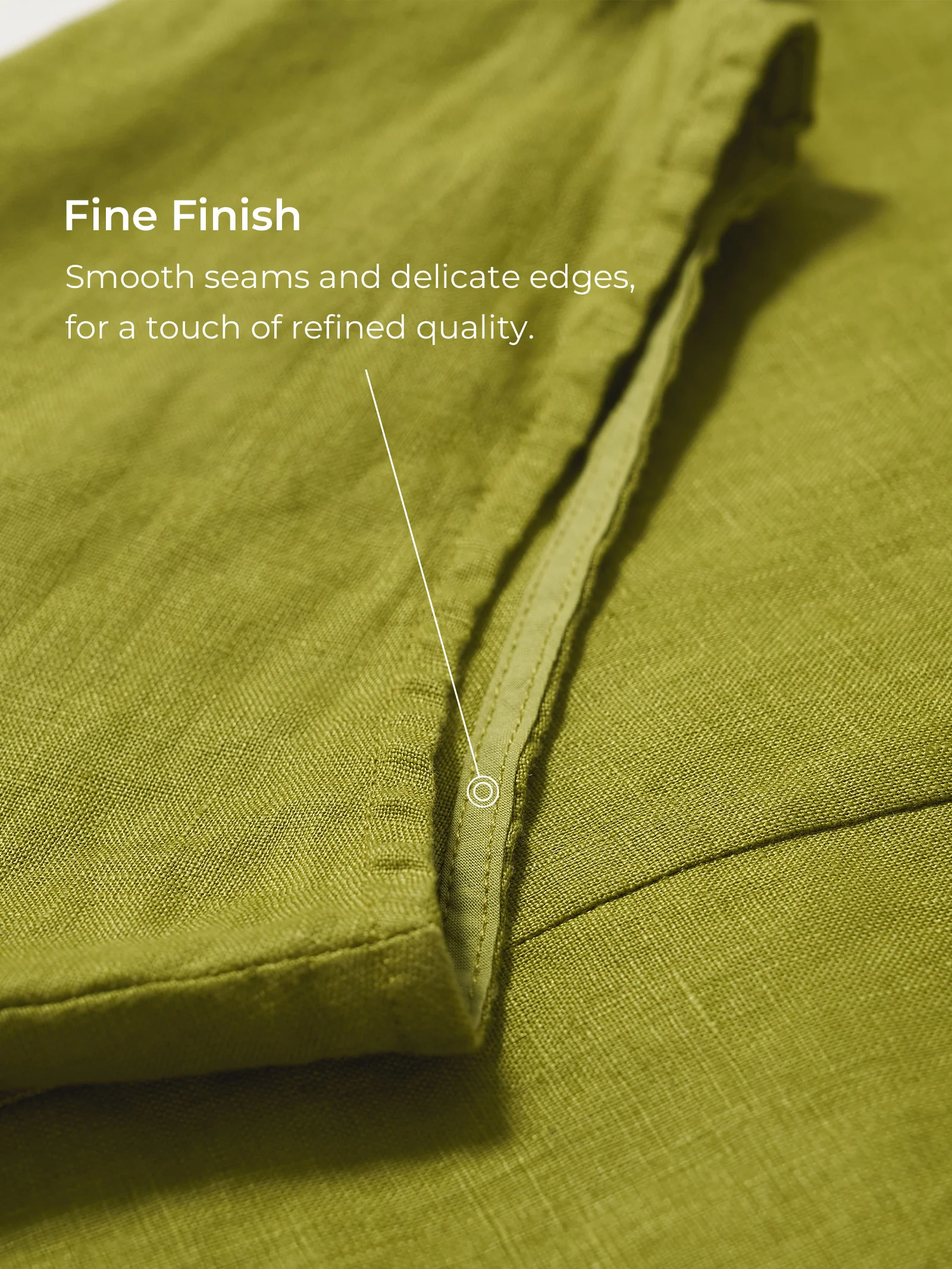 100% Linen Collared Cap Sleeve Top IVY - Image 7