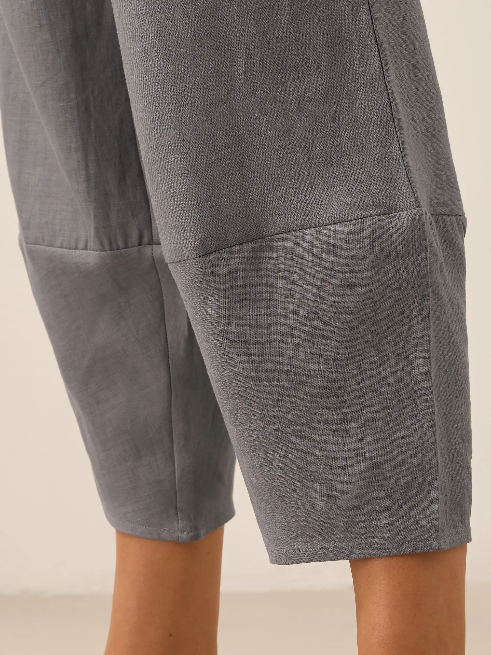 100% Linen Crop Pants RORY - Image 17