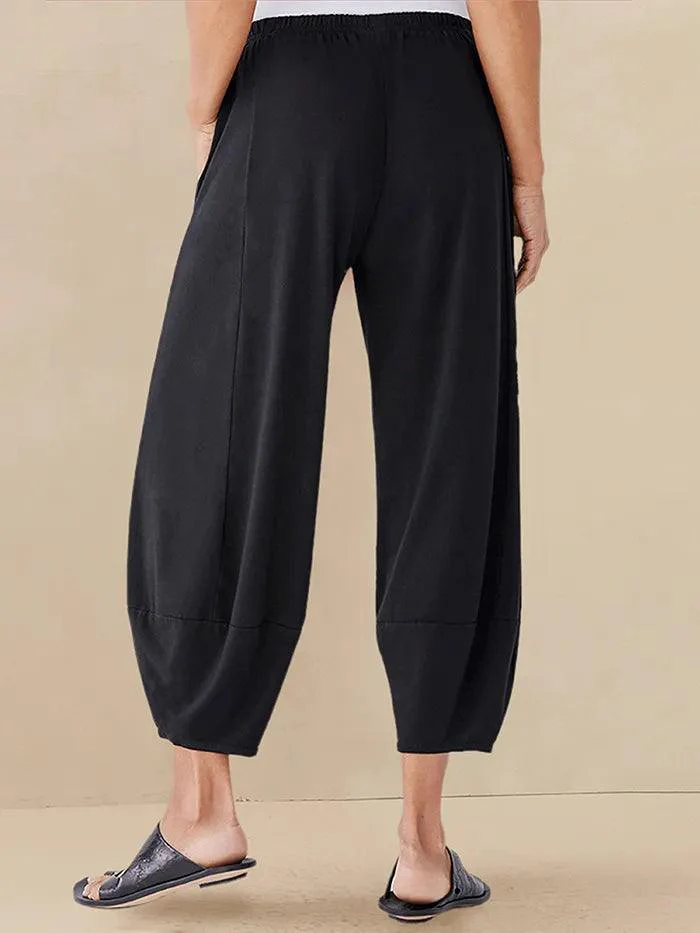 100% Linen Crop Pants RORY - Image 6