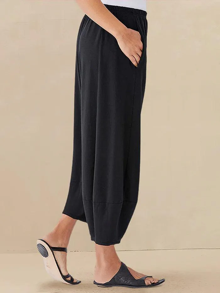 100% Linen Crop Pants RORY - Image 7