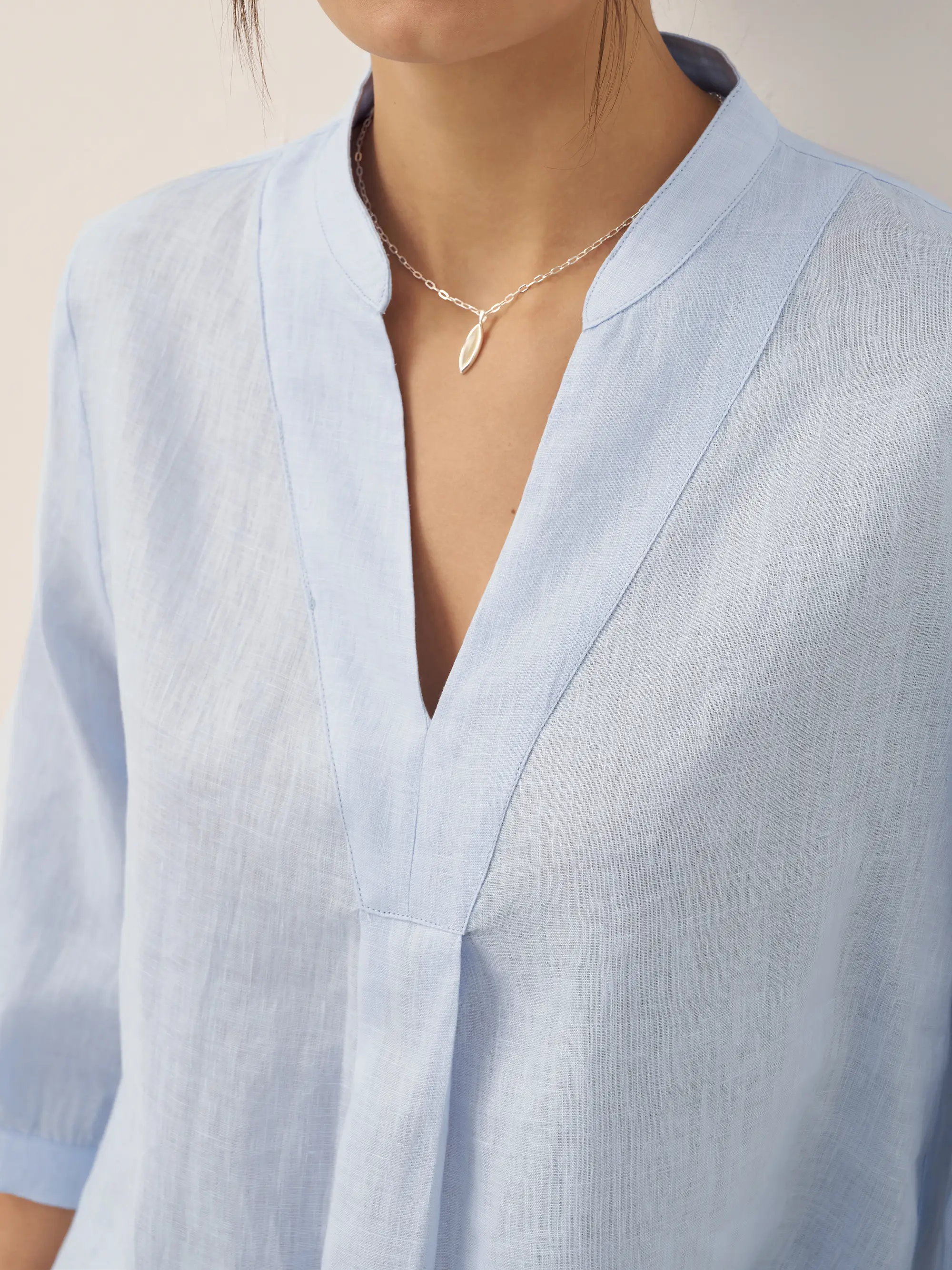 100% Linen Dress Shirt JOANNA - Image 8