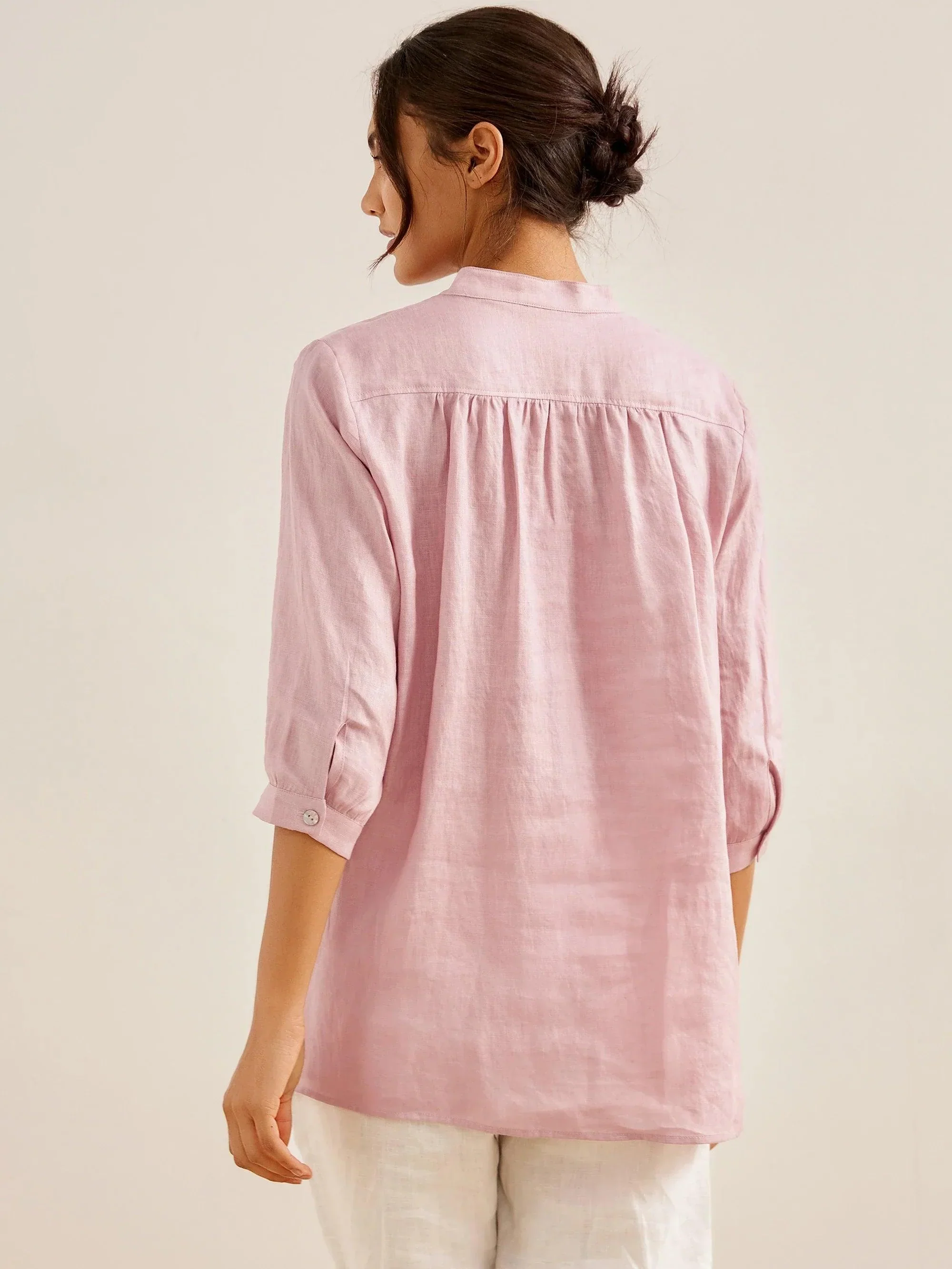 100% Linen Dress Shirt JOANNA - Image 5