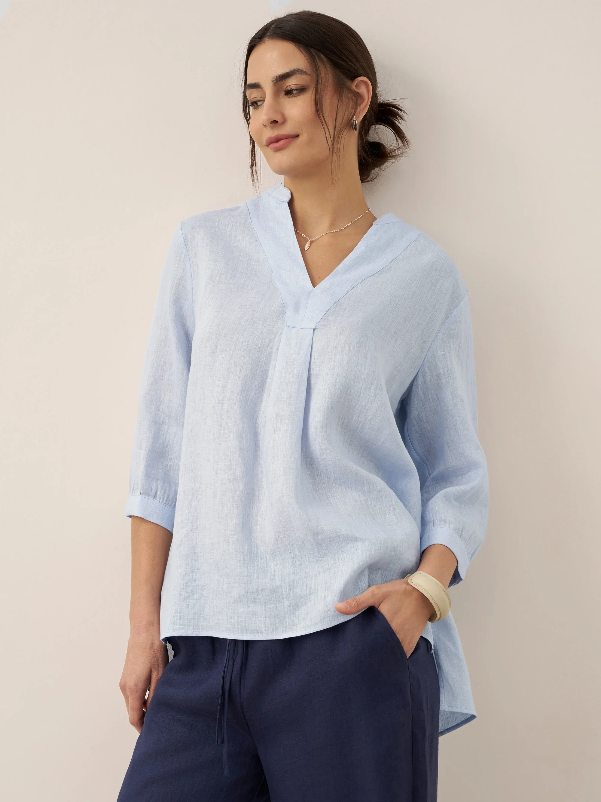 100% Linen Dress Shirt JOANNA - Image 16