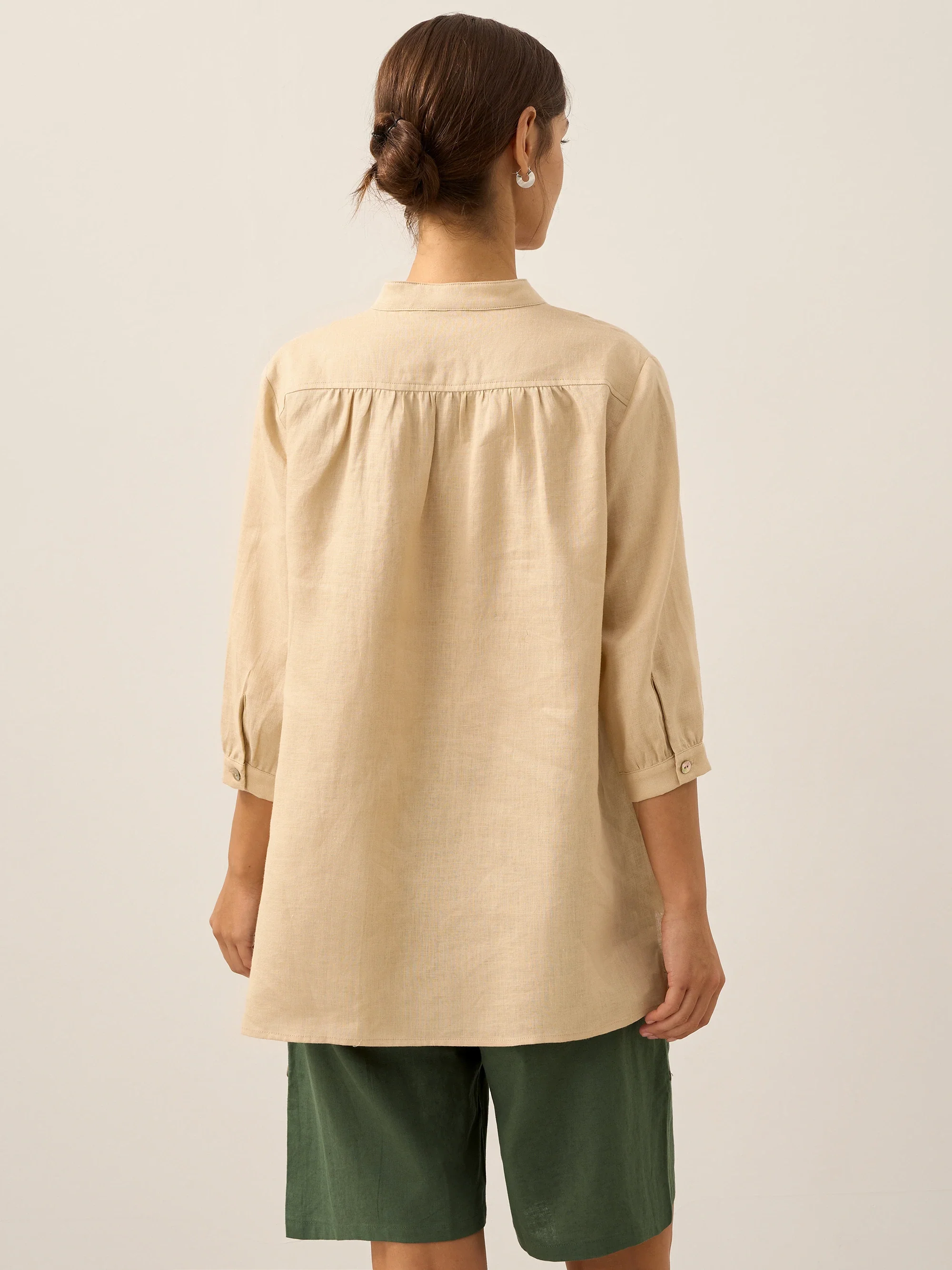 100% Linen Dress Shirt JOANNA - Image 25