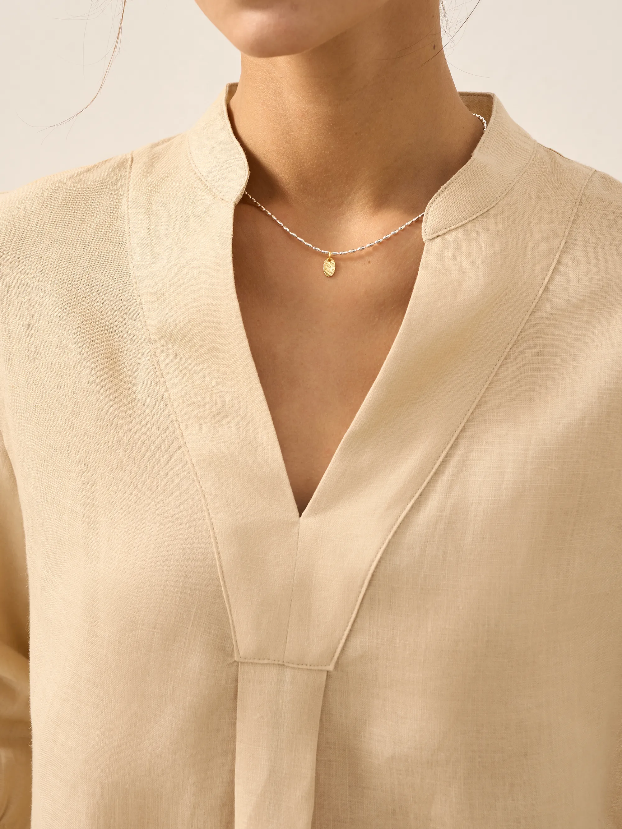 100% Linen Dress Shirt JOANNA - Image 31