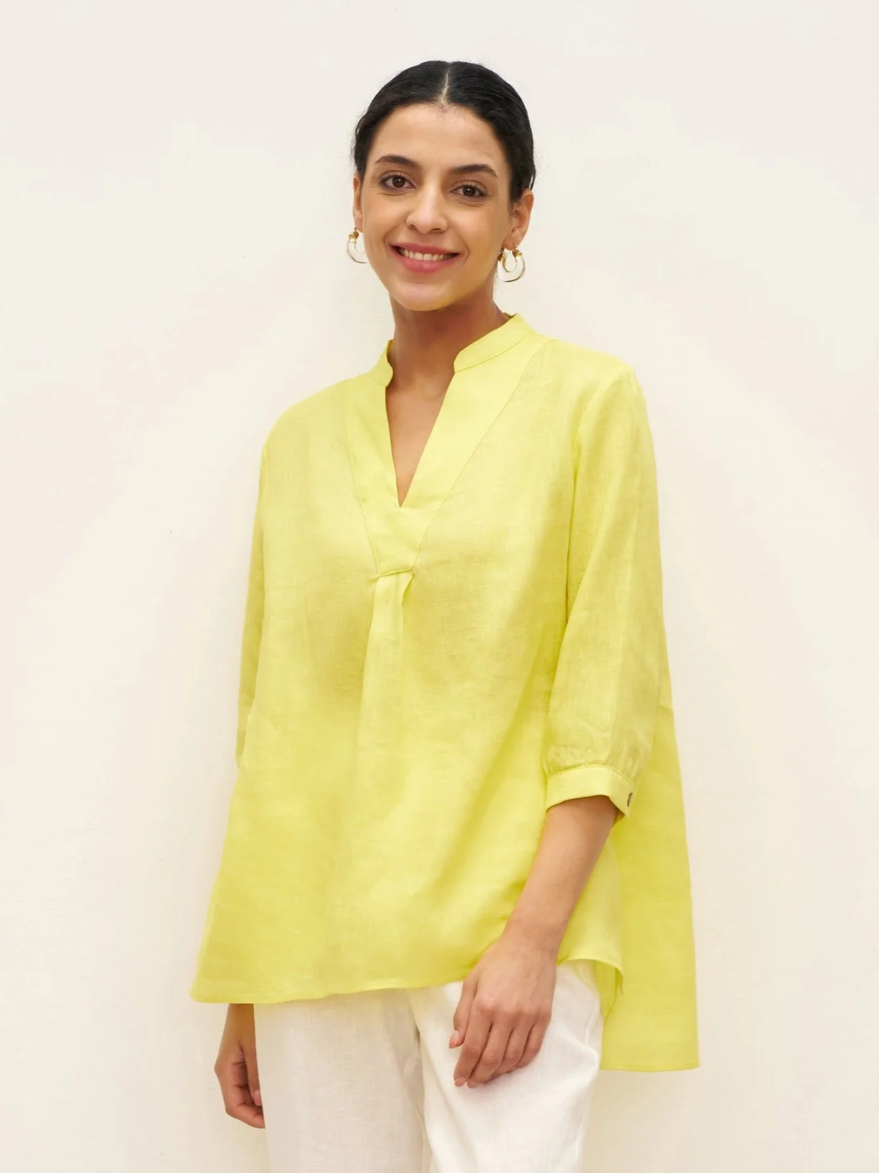 100% Linen Dress Shirt JOANNA - Image 45