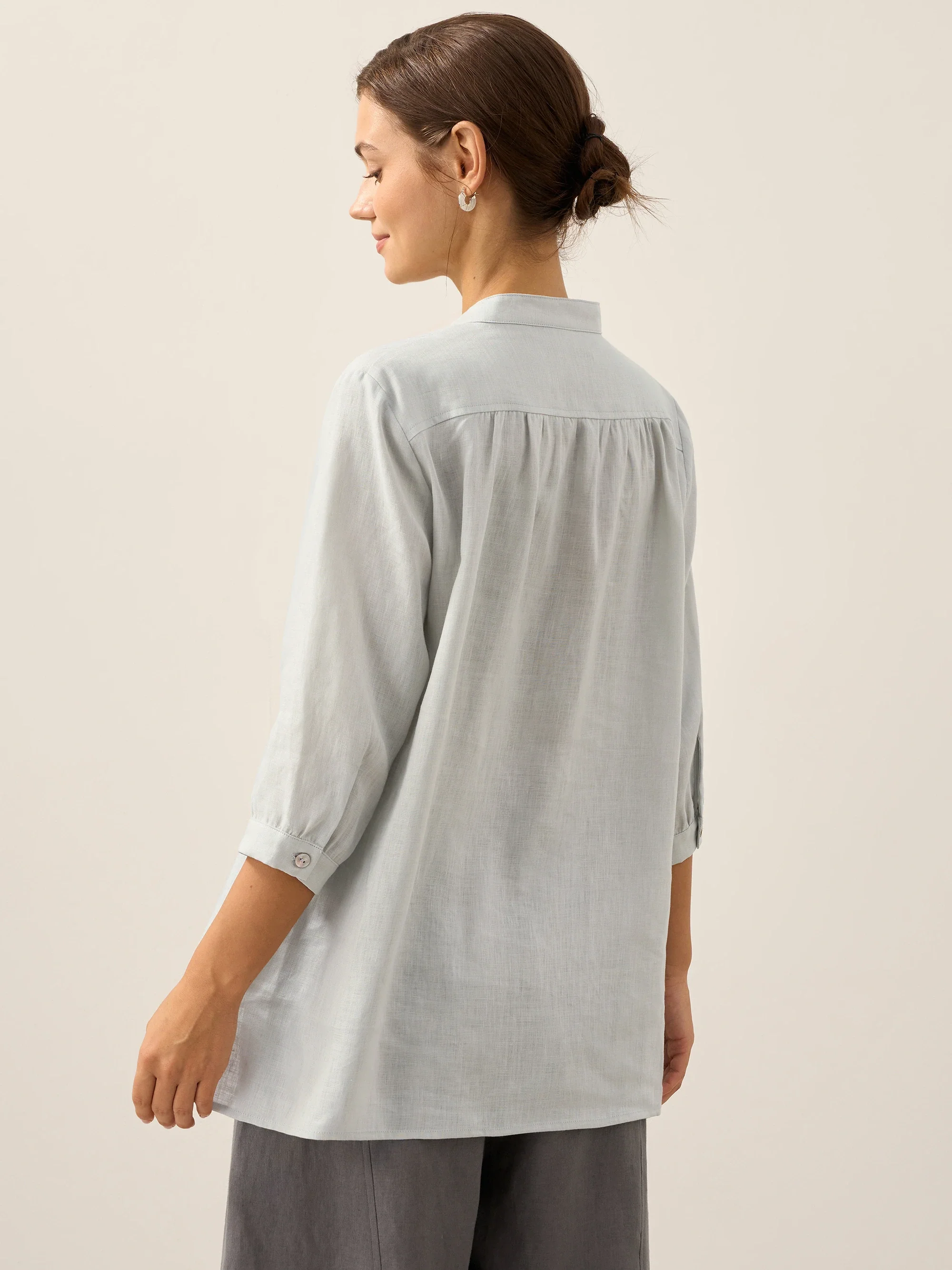 100% Linen Dress Shirt JOANNA - Image 38