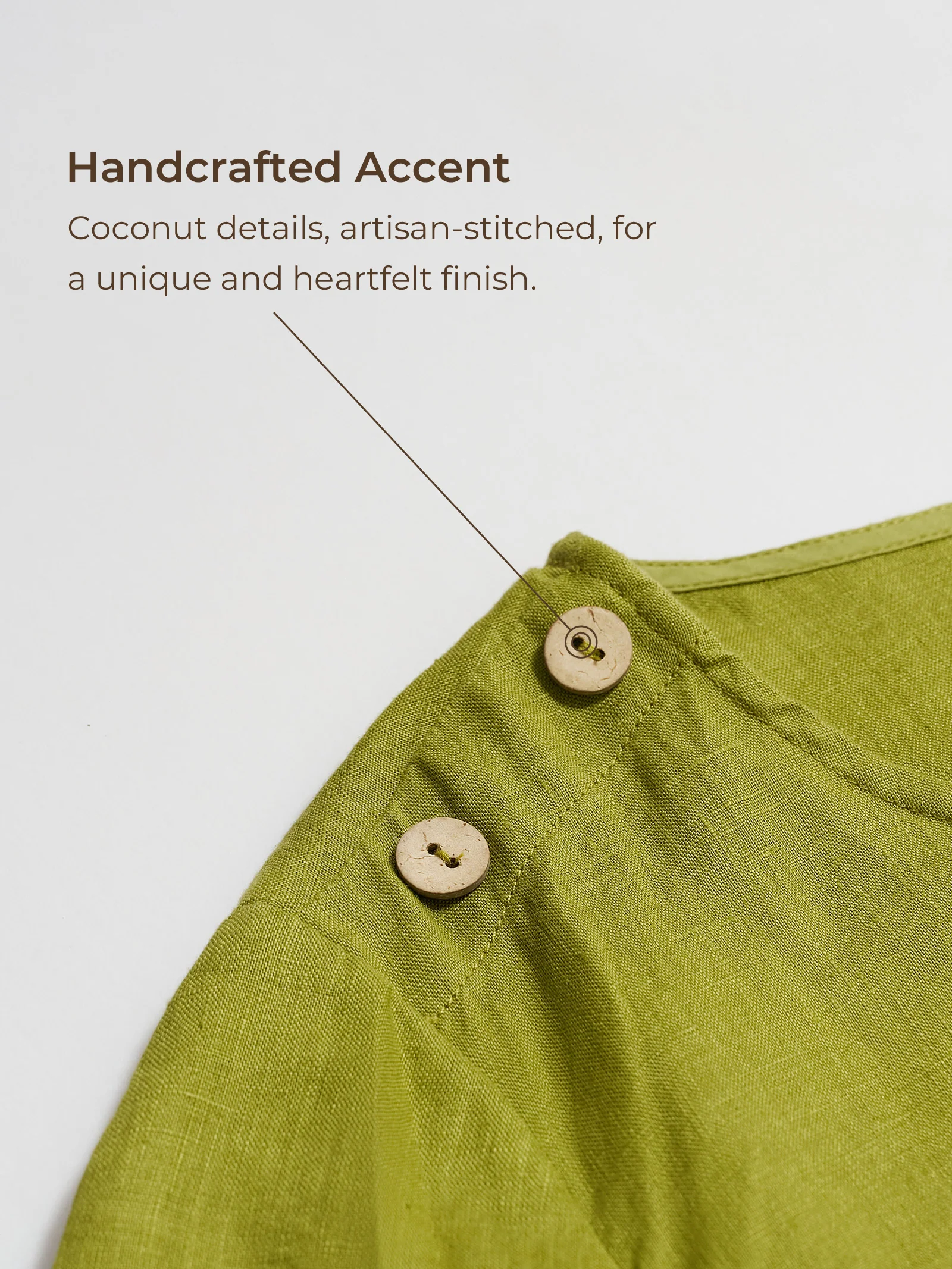 100% Linen Eyelet Short Sleeve Mini Dress LIA - Image 5