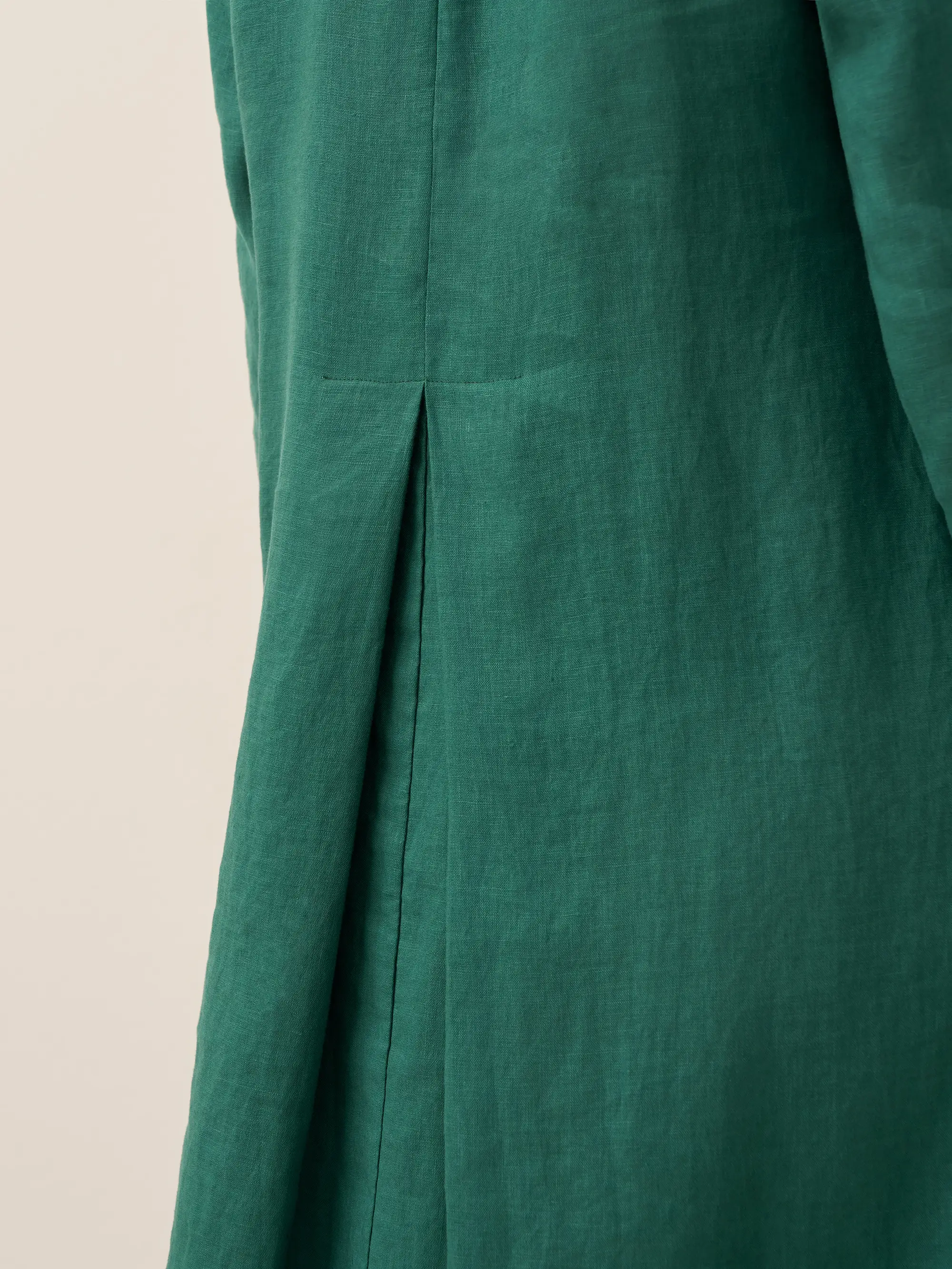 100% Linen Hooded Pullover Maxi Dress REBECCA - Image 27