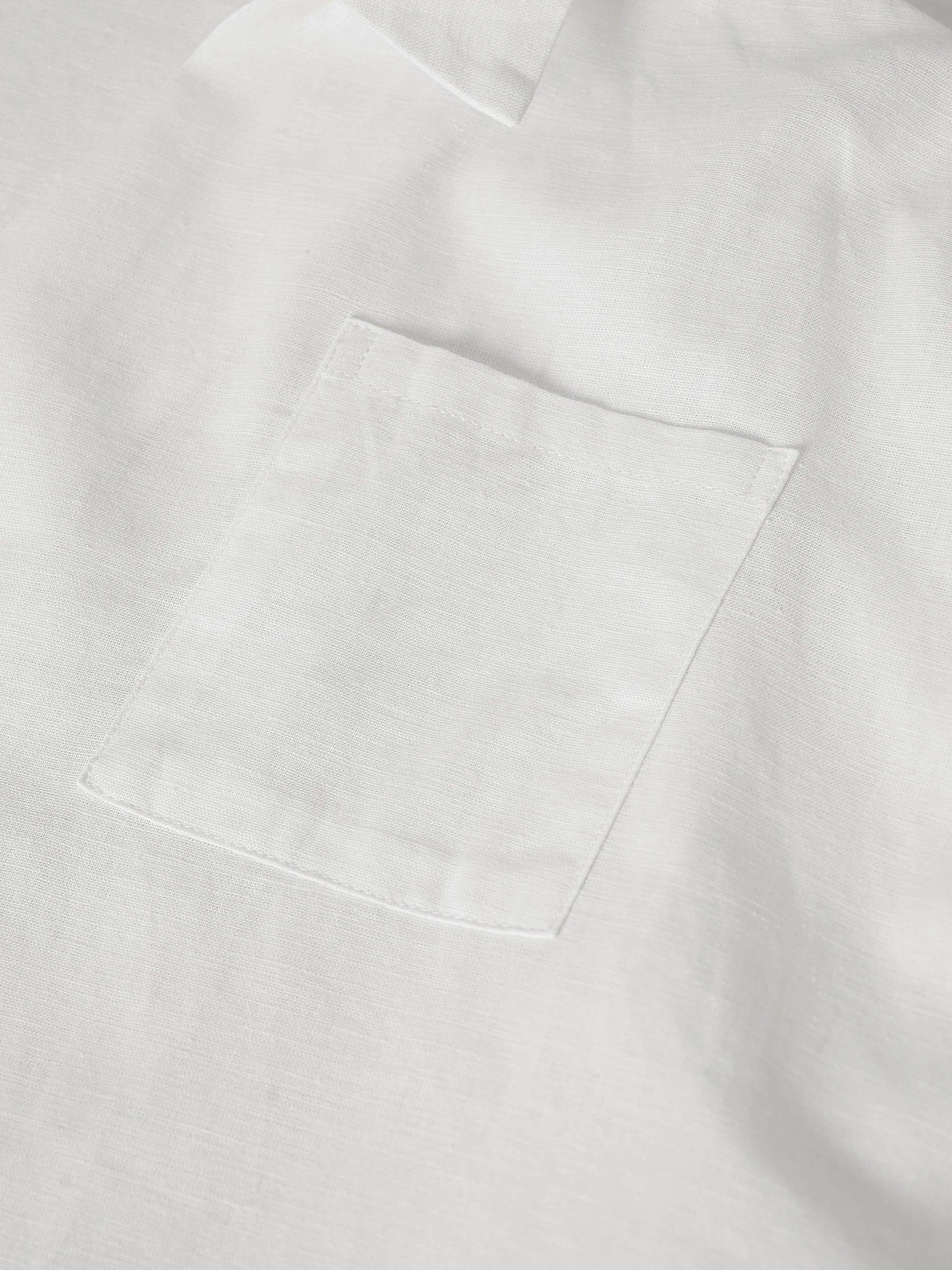 Linen Oversized Fit Pocket Shirt ELOWEN - Image 10