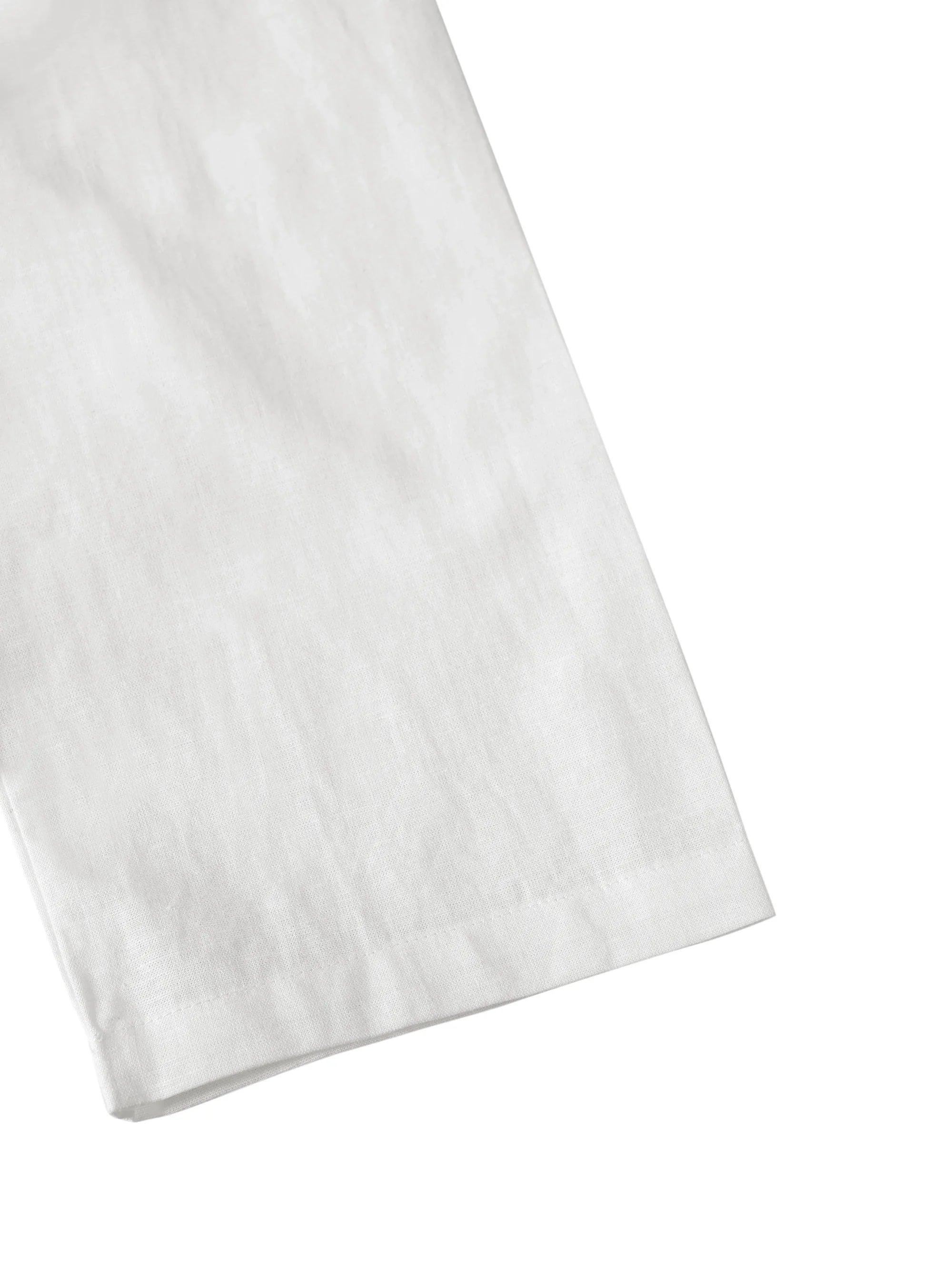 Linen Oversized Fit Pocket Shirt ELOWEN - Image 11