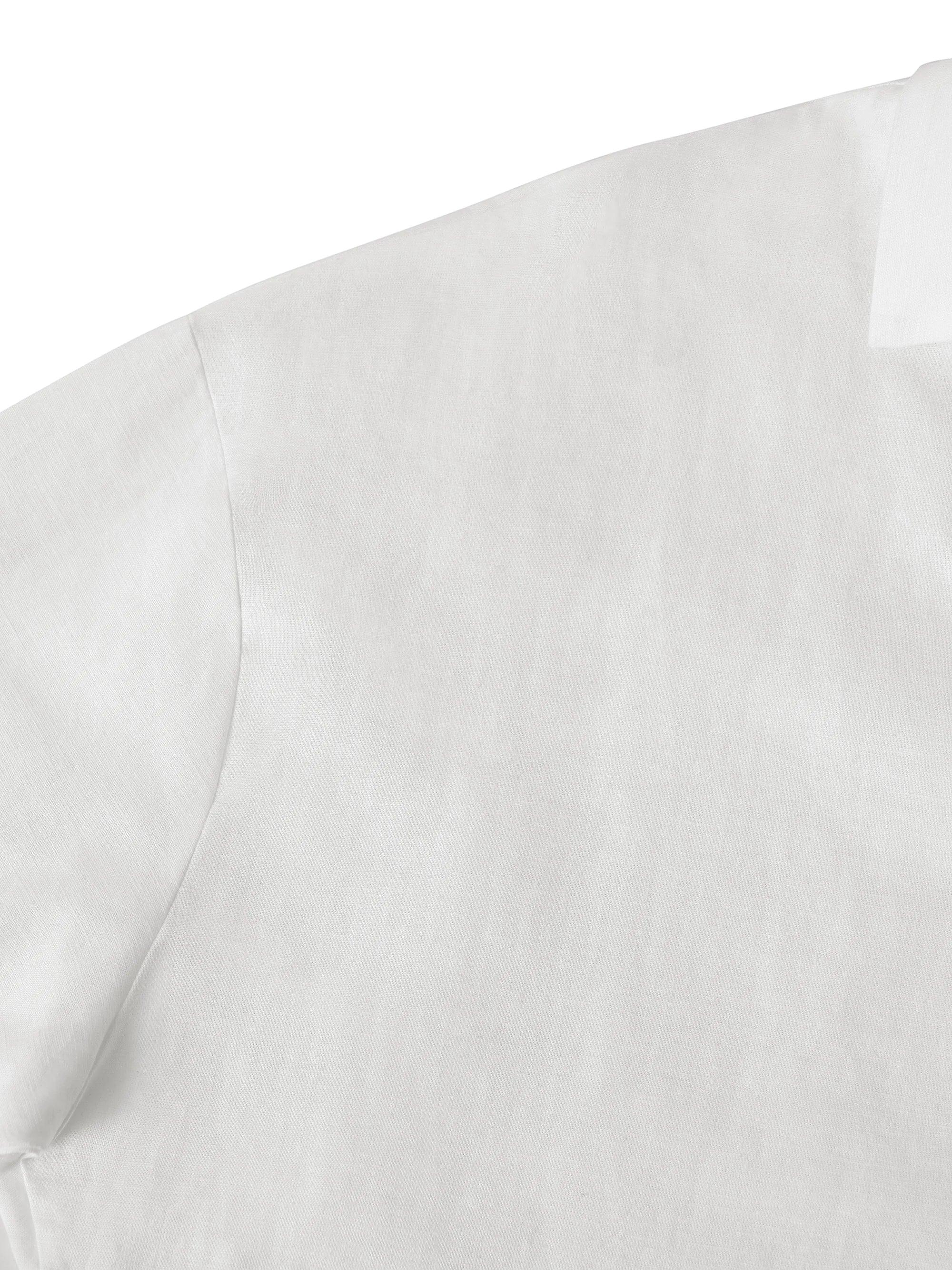 Linen Oversized Fit Pocket Shirt ELOWEN - Image 9