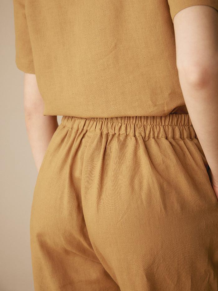 100% Linen Two-Piece Casual Linen Tracksuit COLLEEN - Image 7