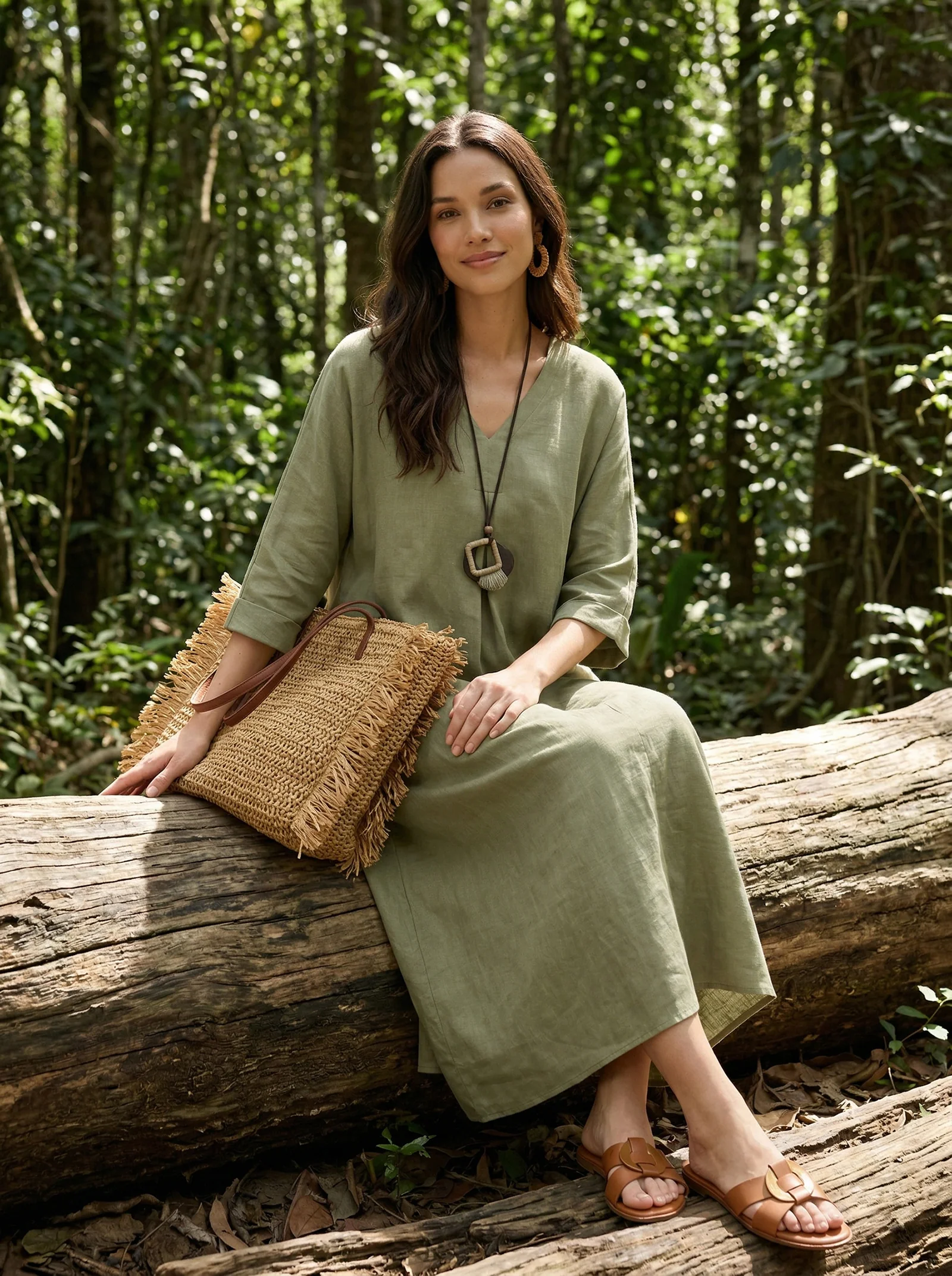Artisanal Woodland Pendant Necklace - Image 7