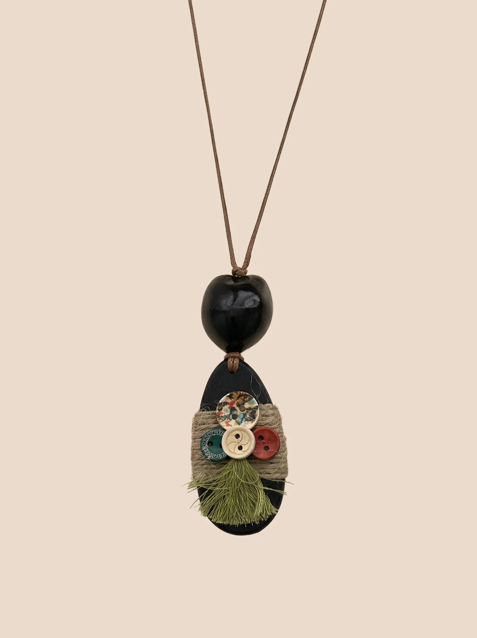 Artisanal Woodland Pendant Necklace - Image 8