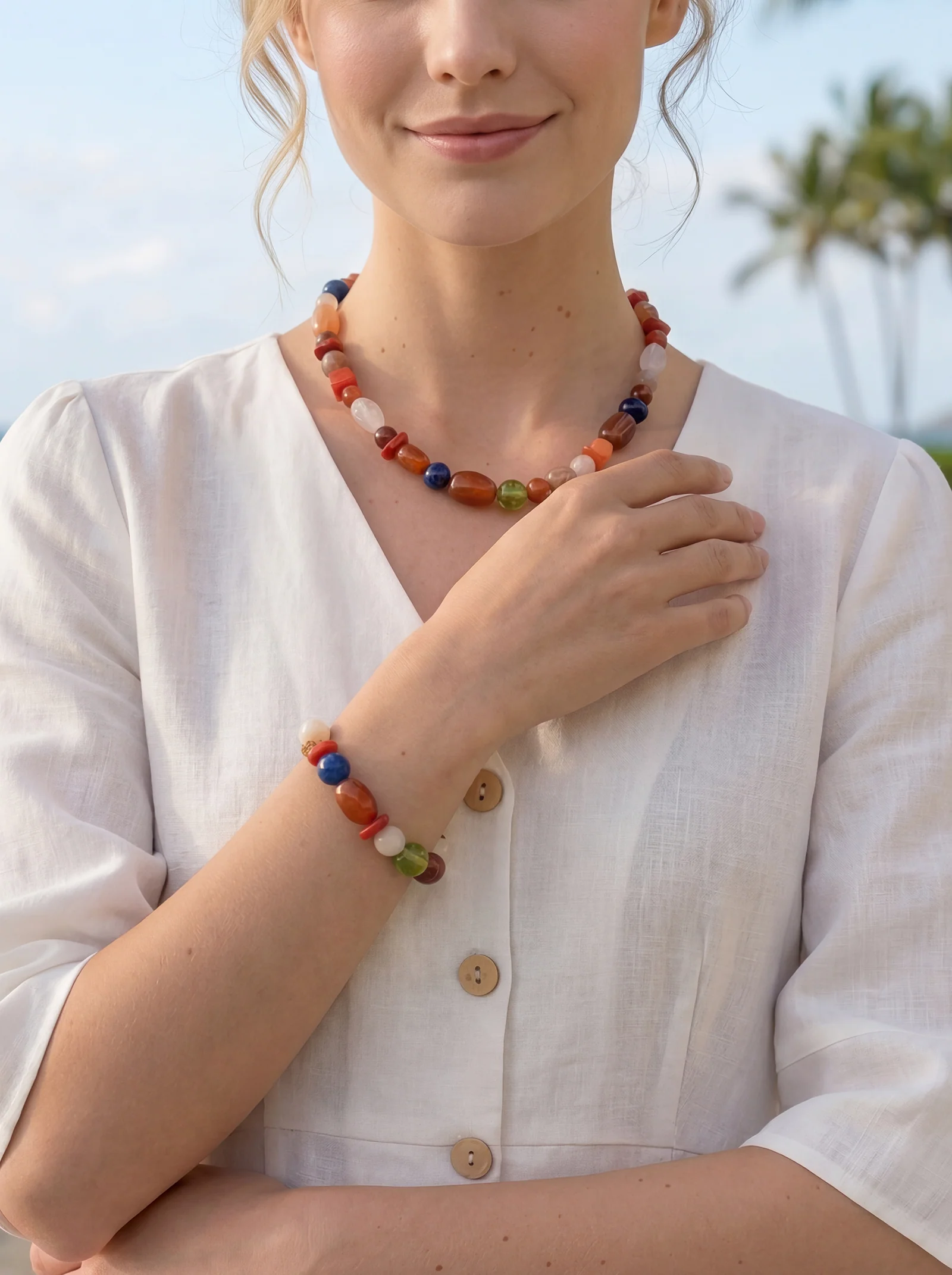 Cosmic Multicolor Beaded Jewelry - Image 6