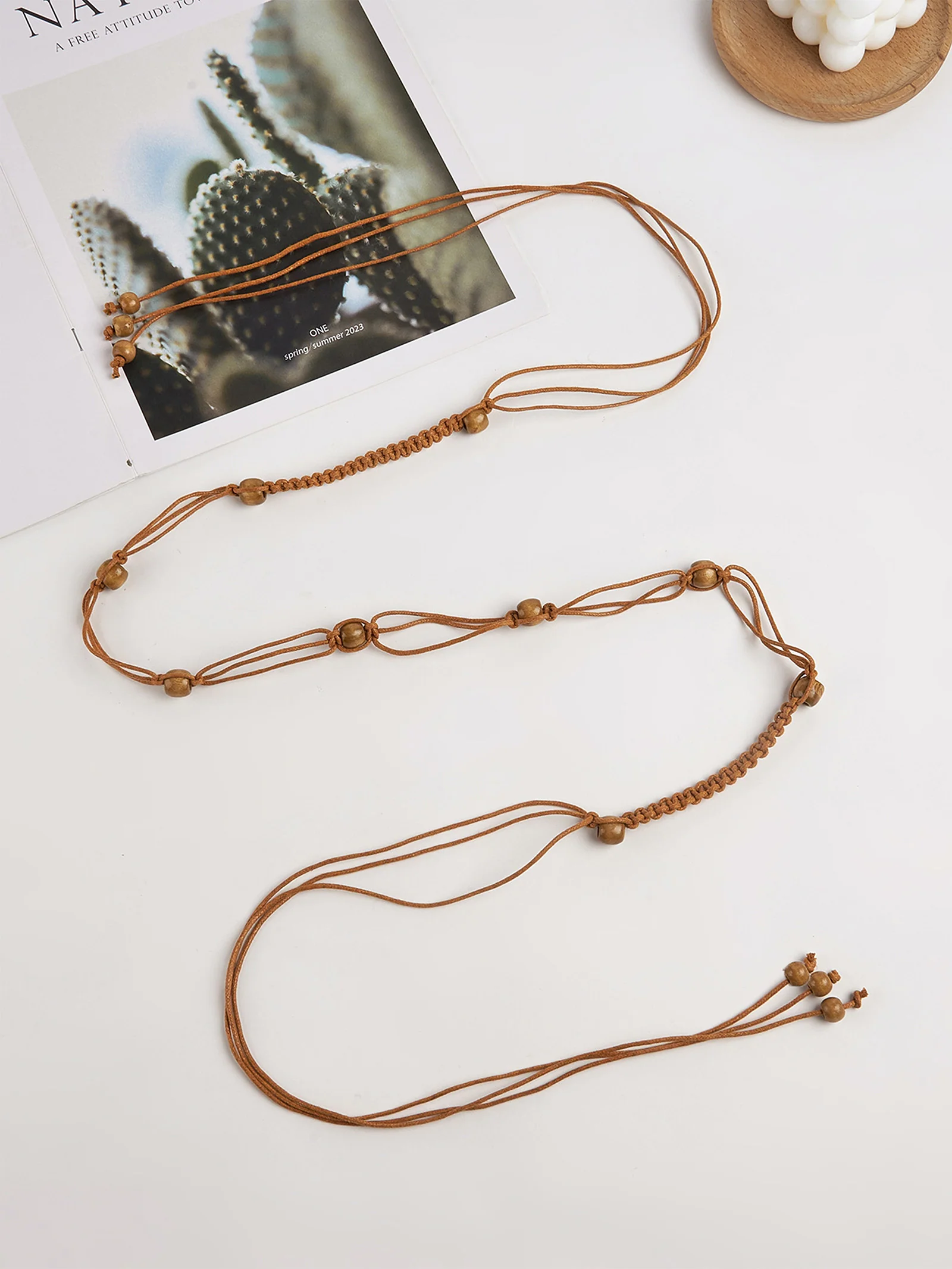 Cotton-Linen Knotted Belt - Image 12