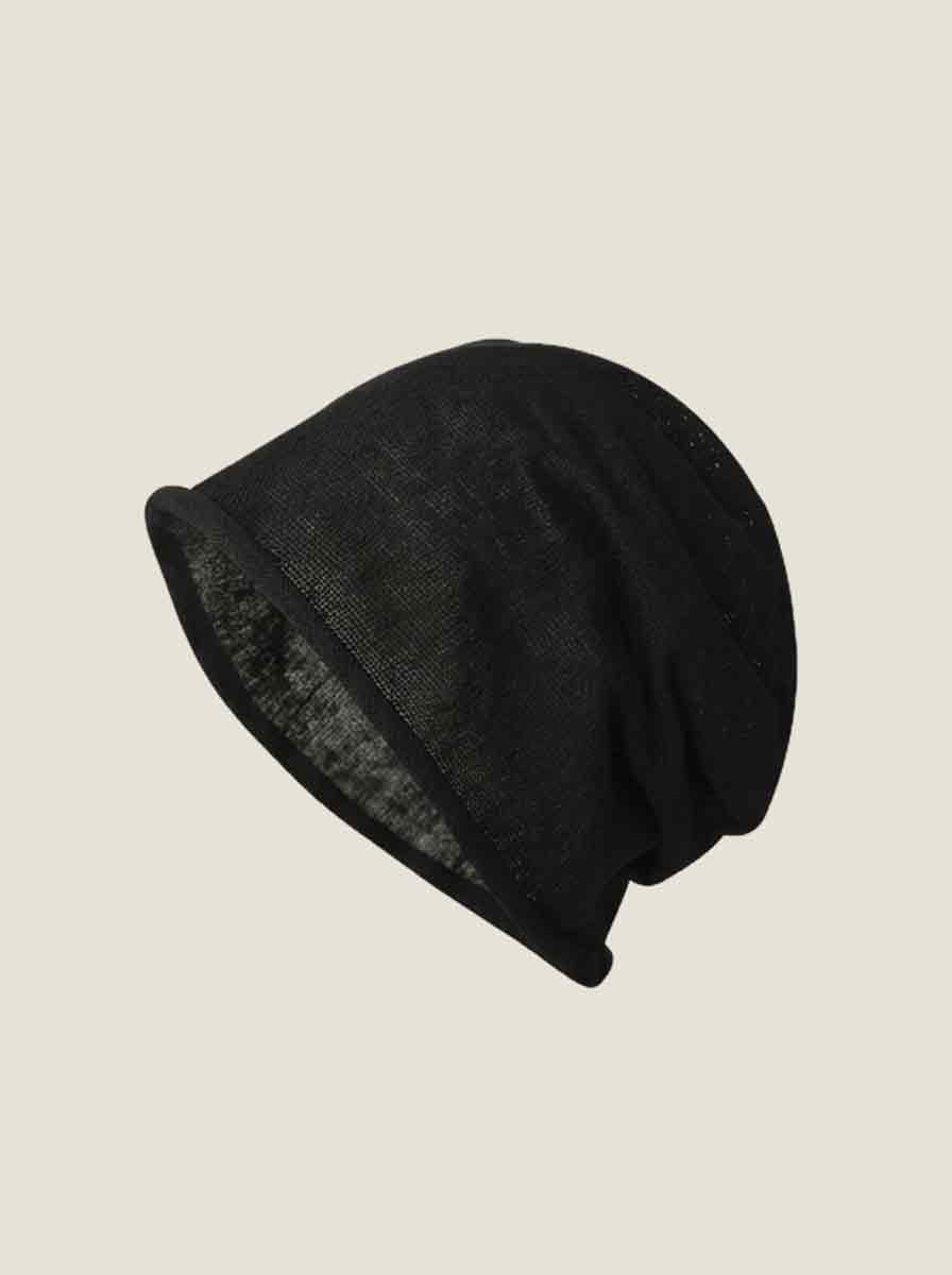 Cotton Linen Slouchy Beanie Lightweight Breathable Casual Hat - Image 10