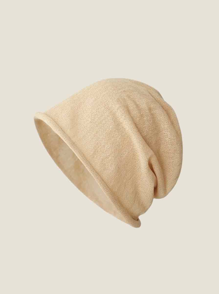 Cotton Linen Slouchy Beanie Lightweight Breathable Casual Hat - Image 6