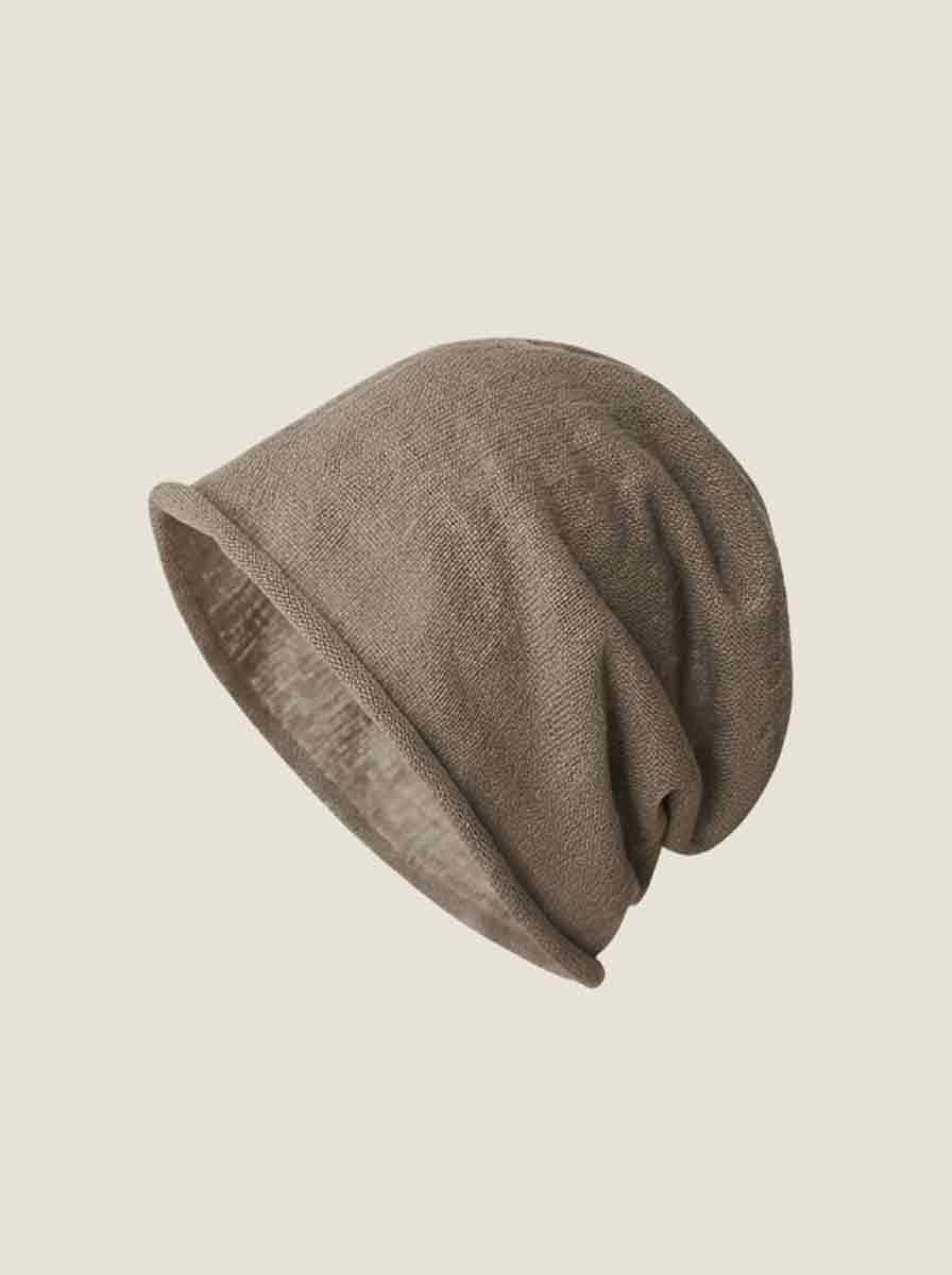 Cotton Linen Slouchy Beanie Lightweight Breathable Casual Hat - Image 7