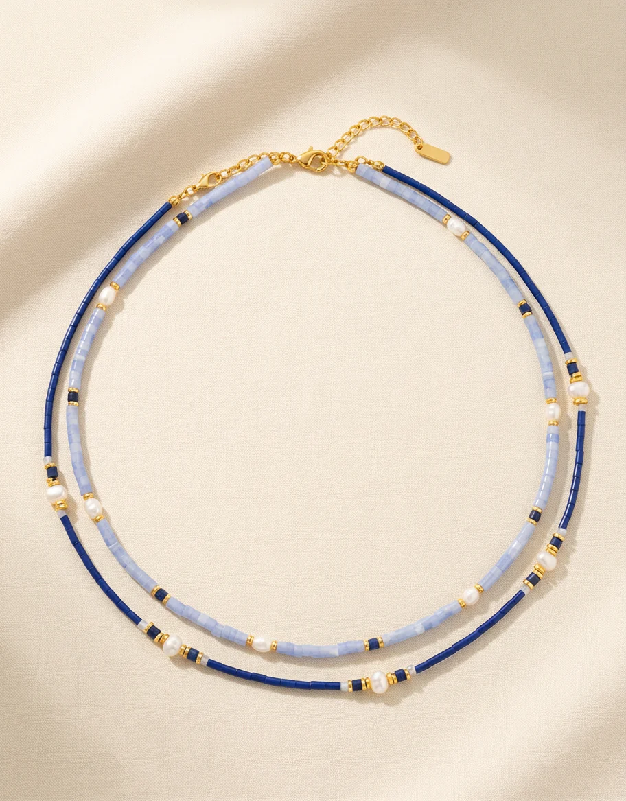 Freshwater Pearl Layering Necklace - Image 4