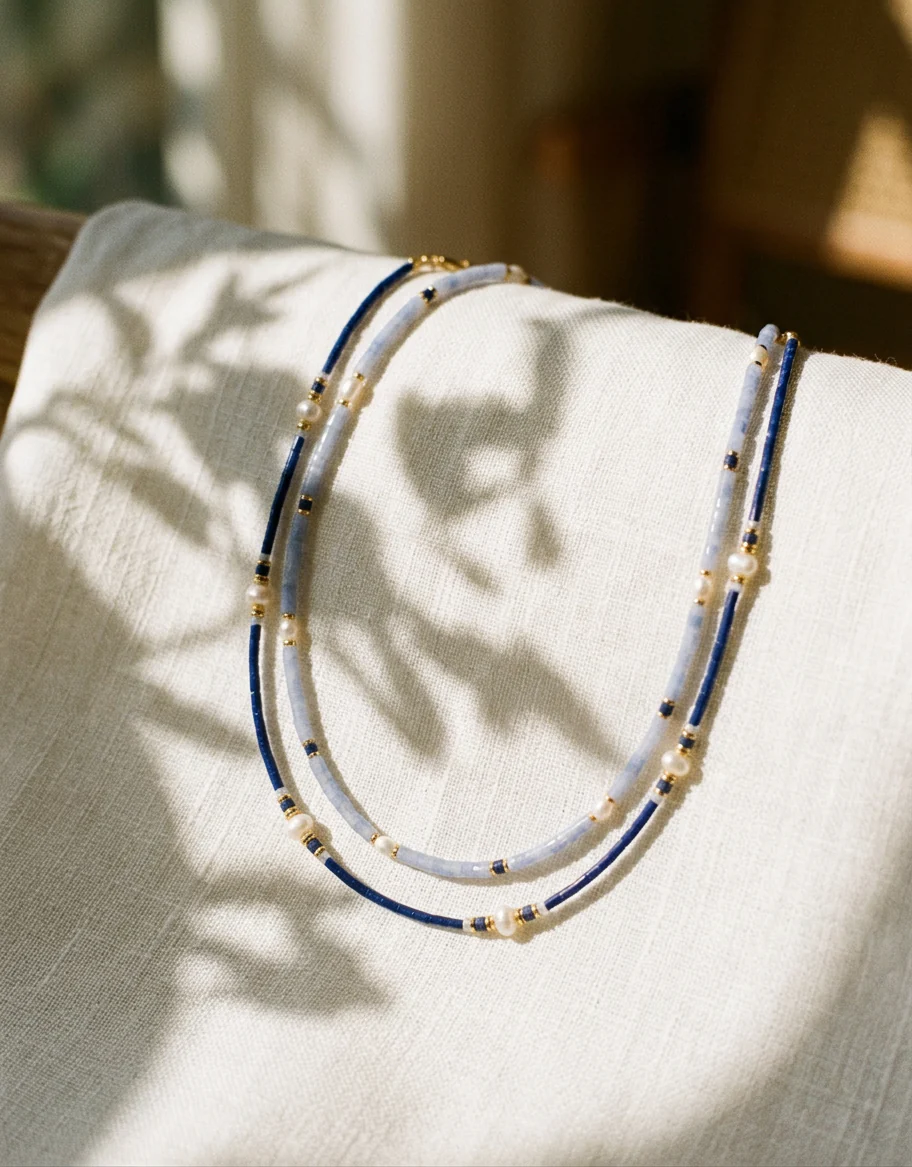 Freshwater Pearl Layering Necklace - Image 5