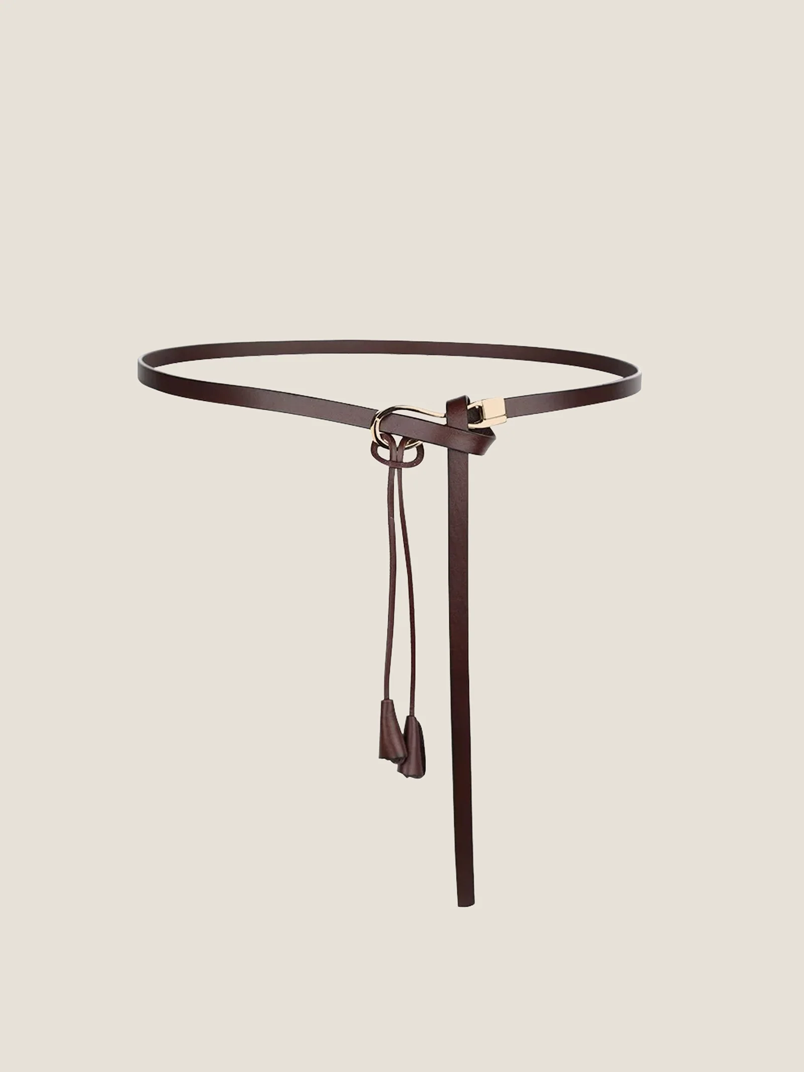 Recycled Leather Belt Versatile Styling For Dress And Blazer VIVETTE - Image 2