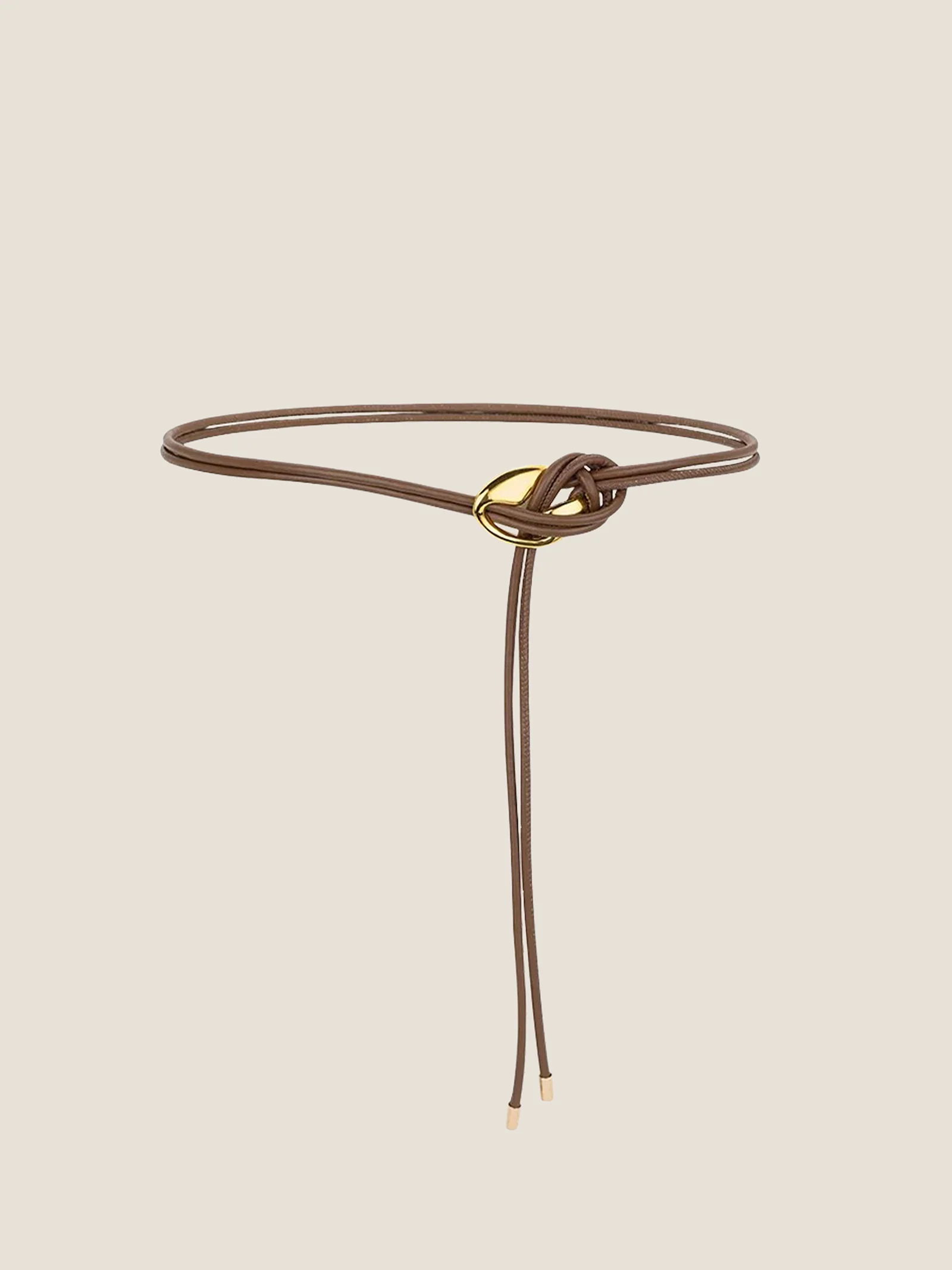 Recycled Leather Belt Versatile Styling Waist Accessory AURELIA - Image 2