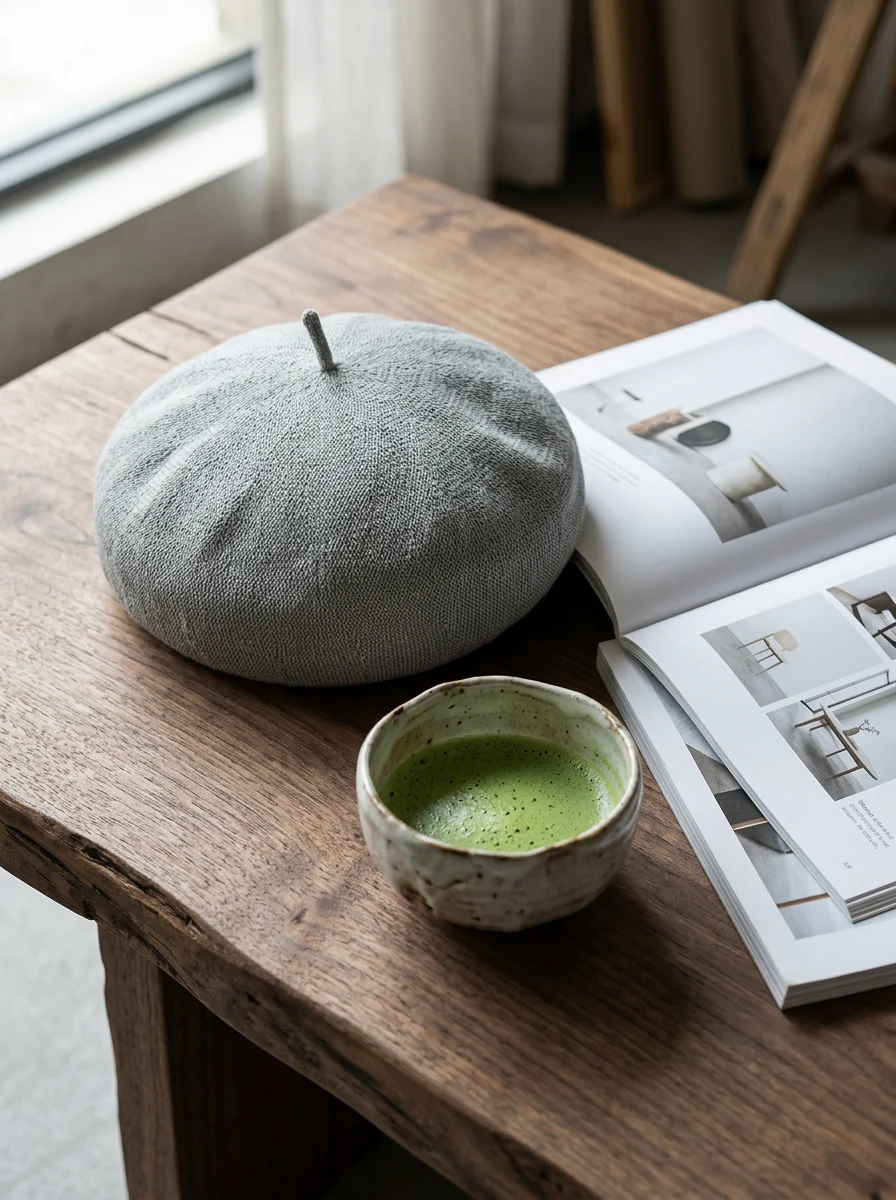 Linen Knit Beret Hat for Women Lightweight Breathable Summer Artist Cap - Image 25