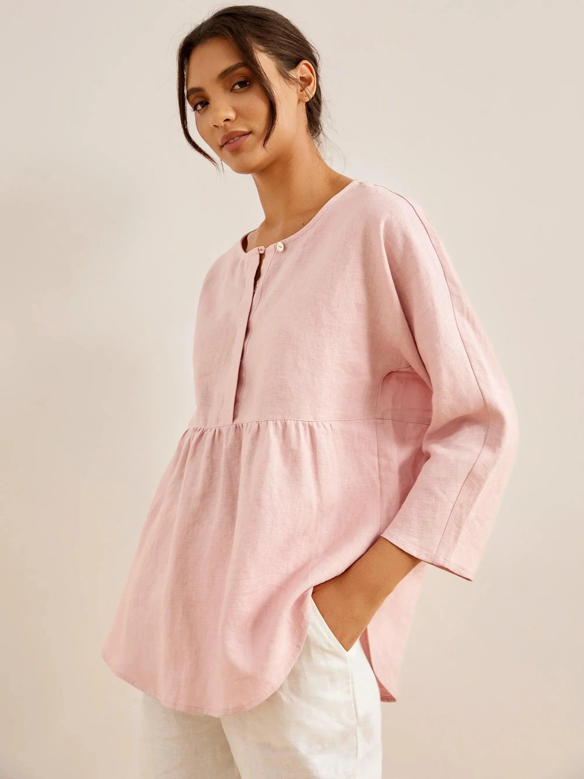 Linen Long-Sleeved Top SITKA - Image 3