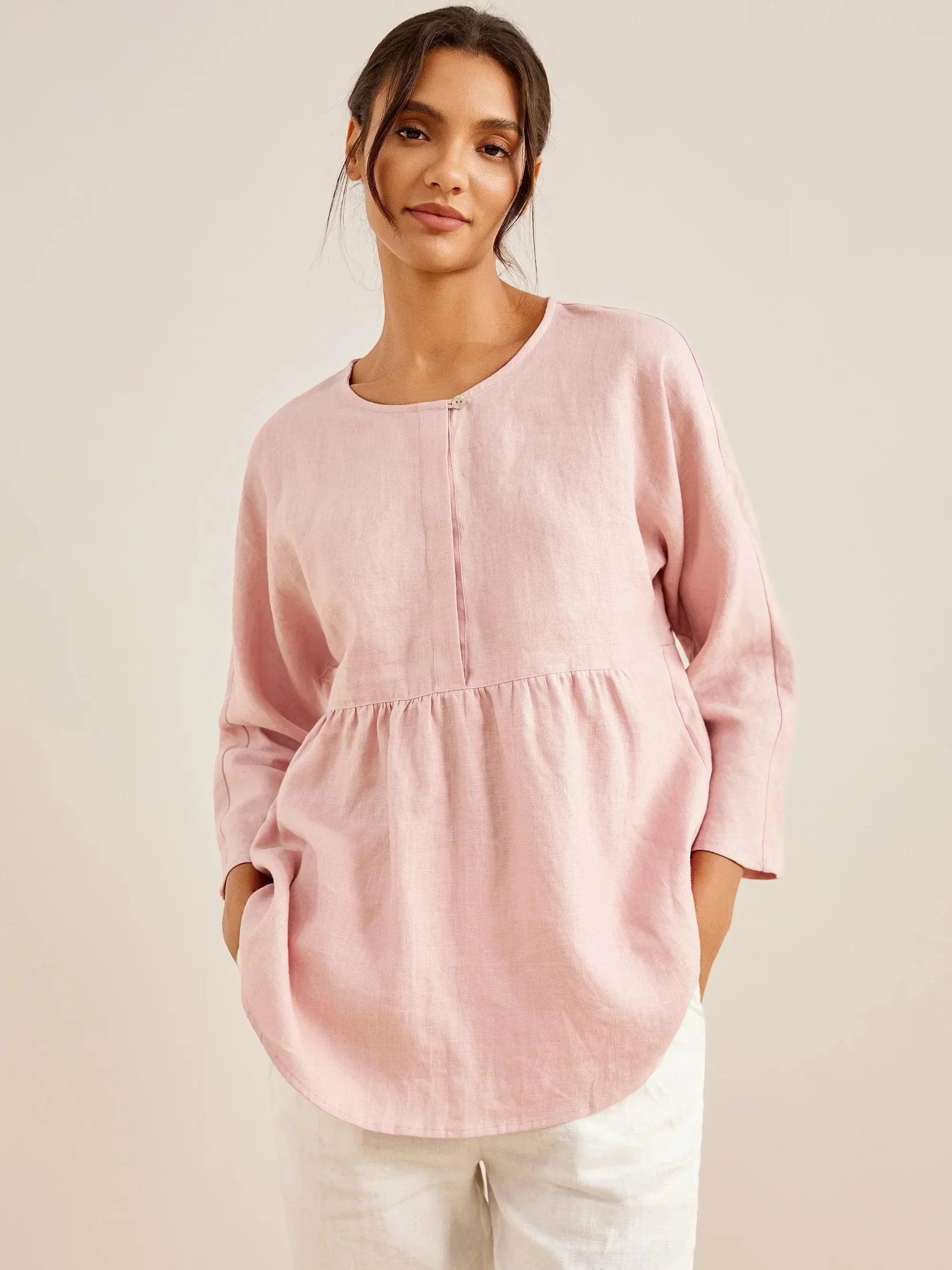 Linen Long-Sleeved Top SITKA - Image 5