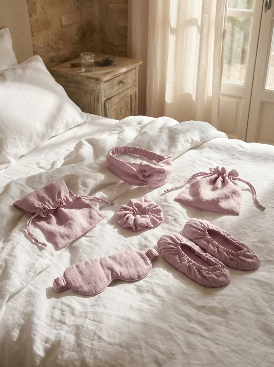 Linen Sleep and Travel Comfort Set - Image 4